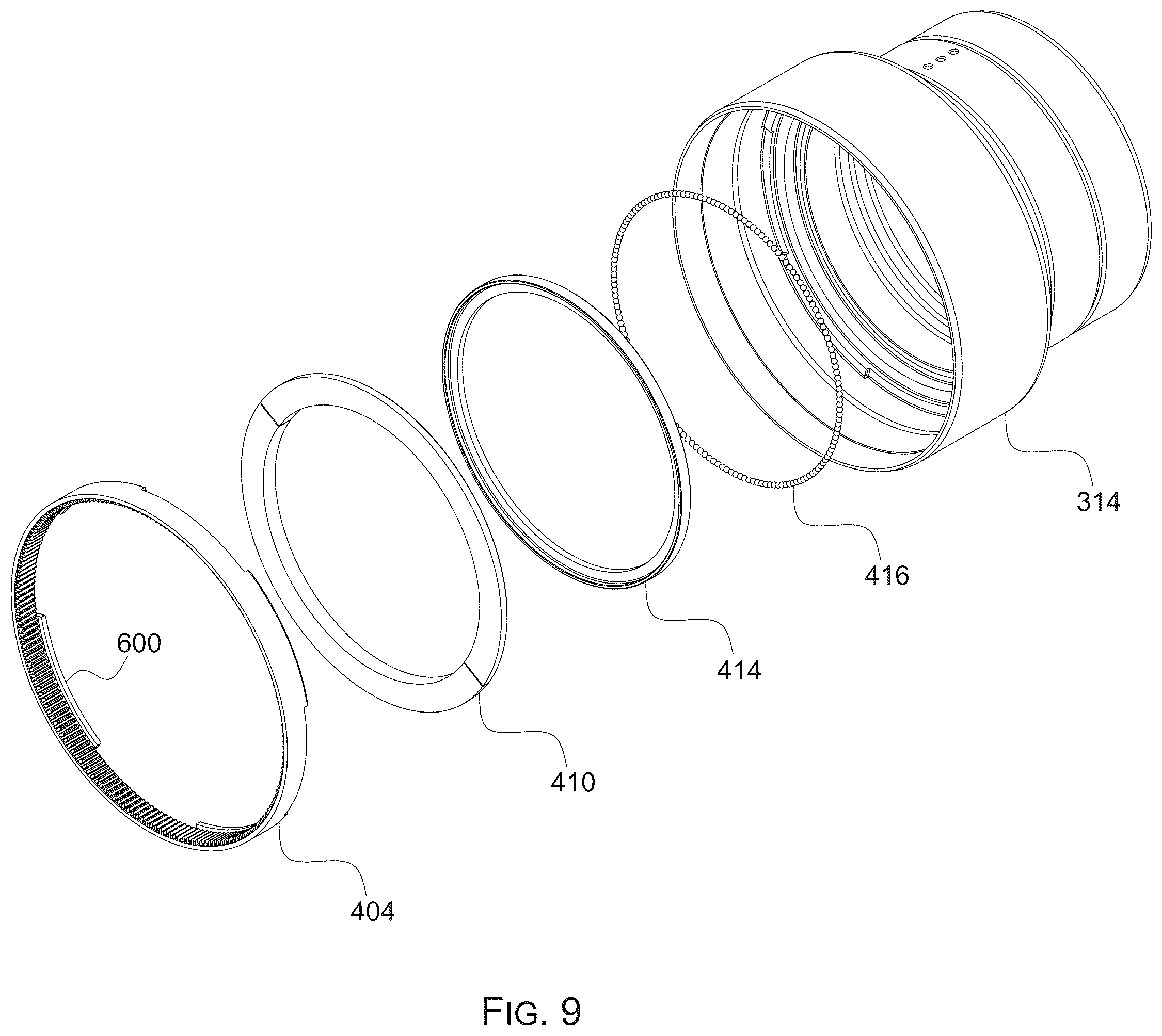 Patent US12448845 Figure 9 – Apparatus with fluid powered drive assemblies and method of fabrication