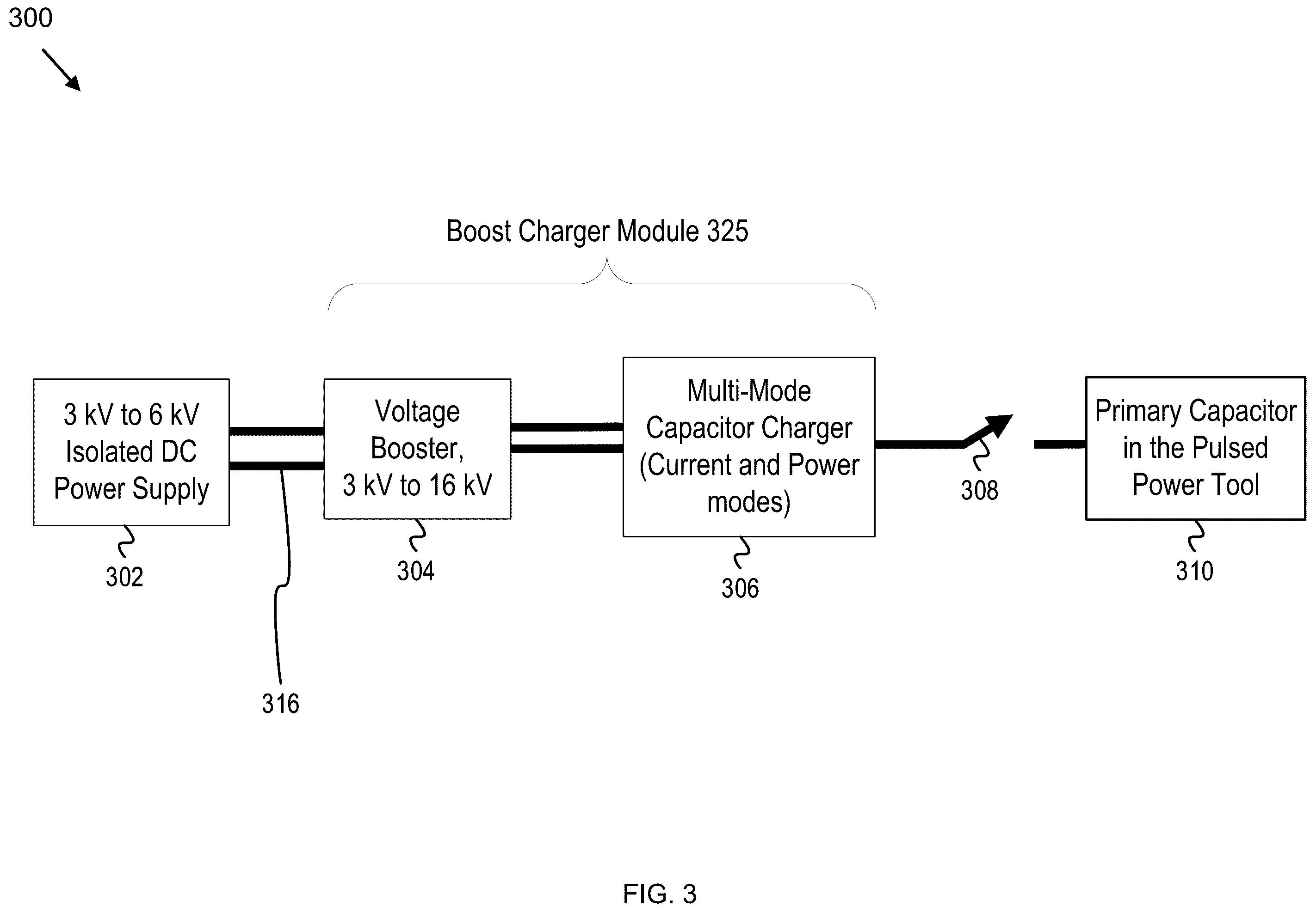 Patent US12448849 Figure 3 – Power delivery system for pulsed power drilling