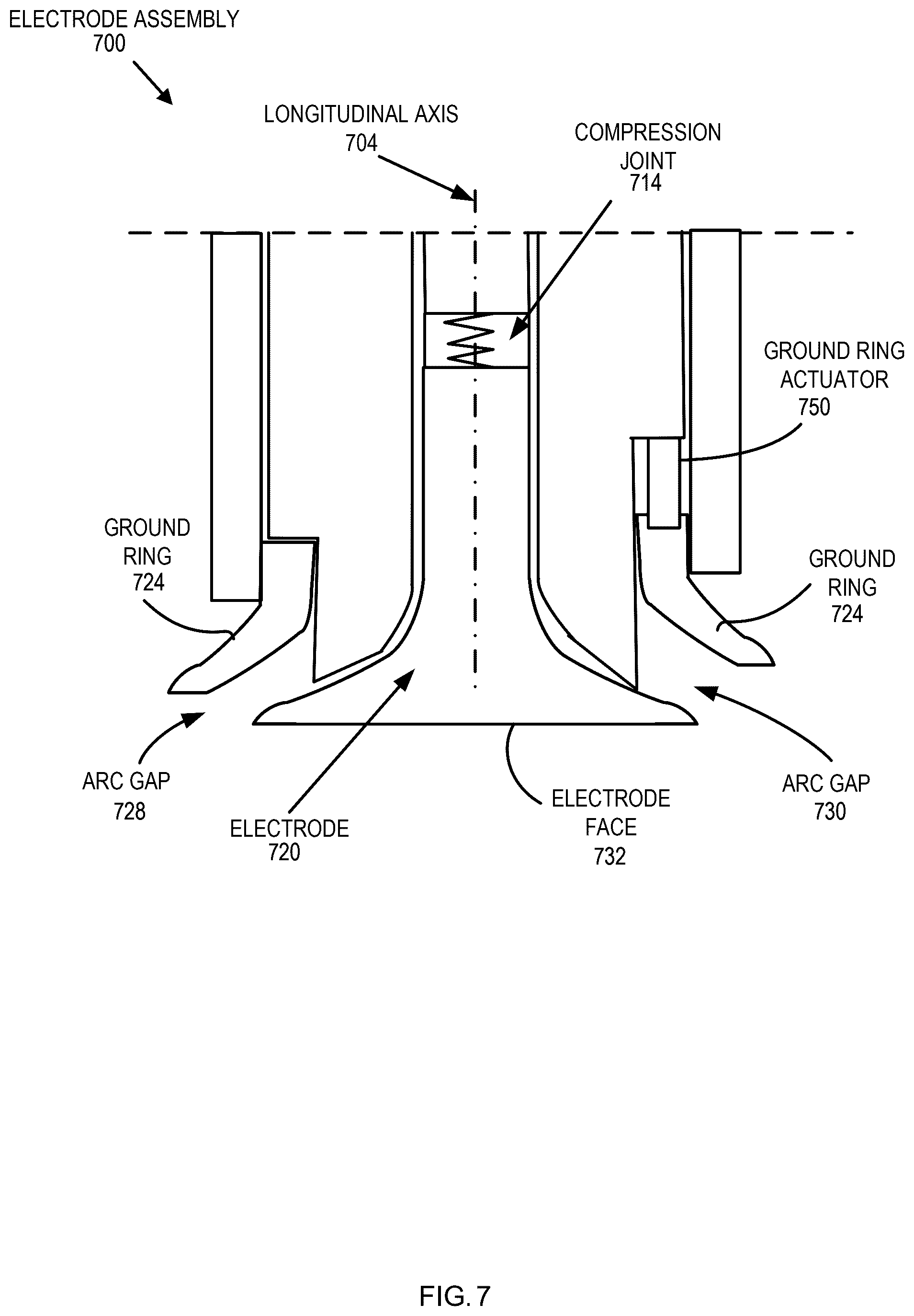Patent US12448849 Figure 7 – Power delivery system for pulsed power drilling