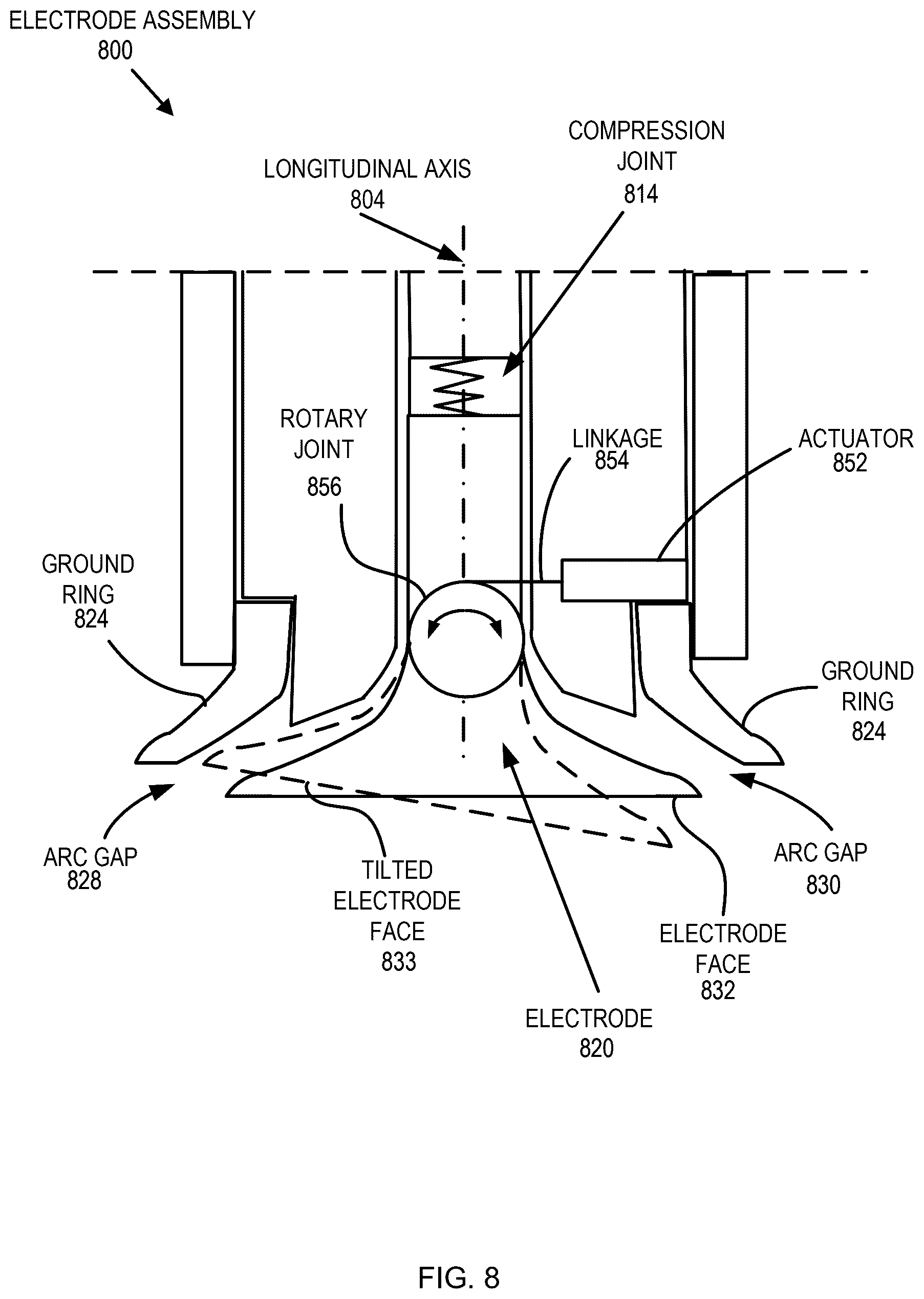 Patent US12448849 Figure 8 – Power delivery system for pulsed power drilling
