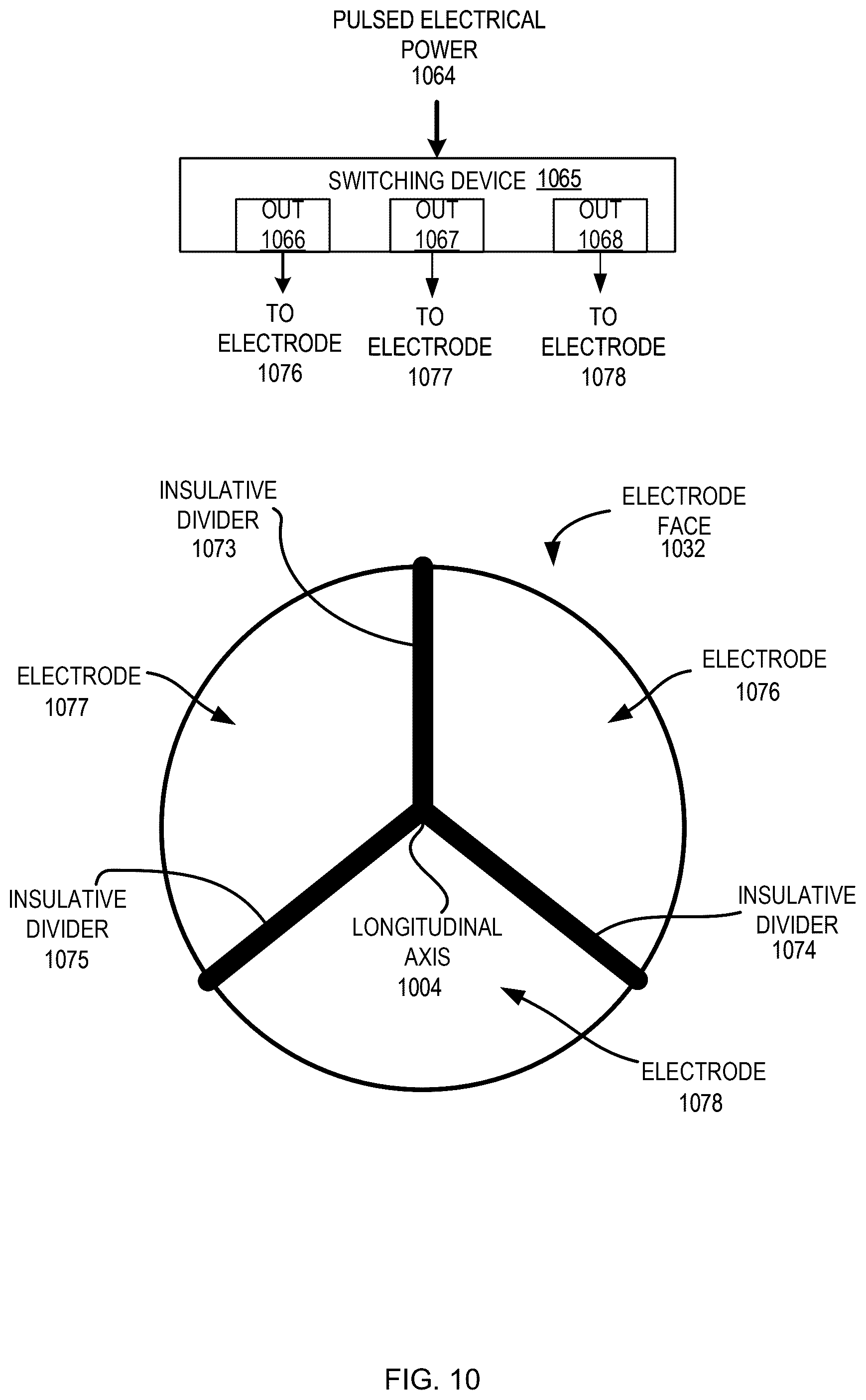 Patent US12448849 Figure 10 – Power delivery system for pulsed power drilling