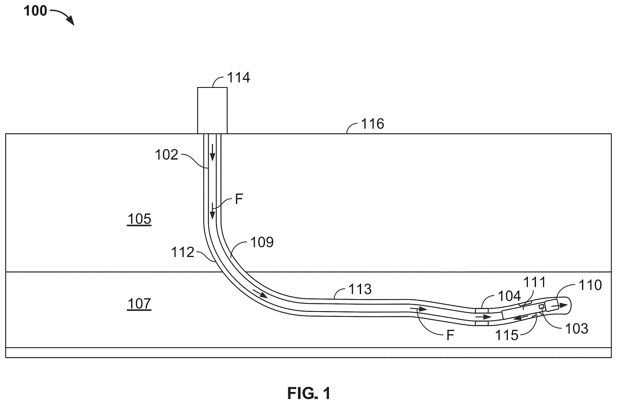 Patent US12448851 Figure 1 – Reaming a wellbore