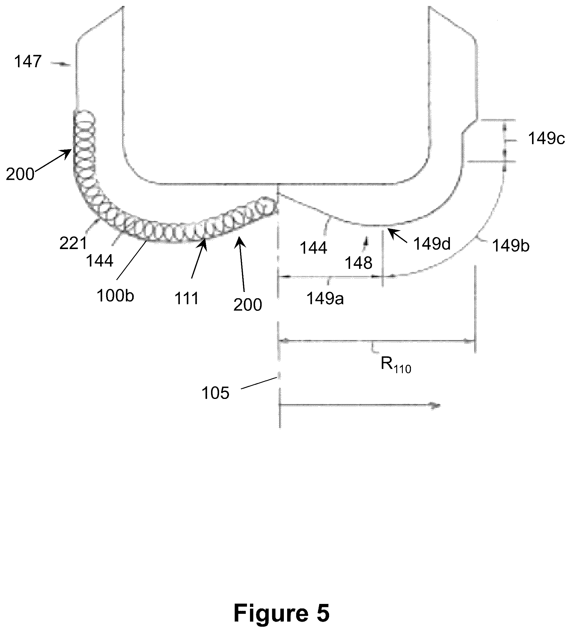 Patent US12448852 Figure 5 – Fixed cutter drill bits and cutter element with secondary cutting edges for same
