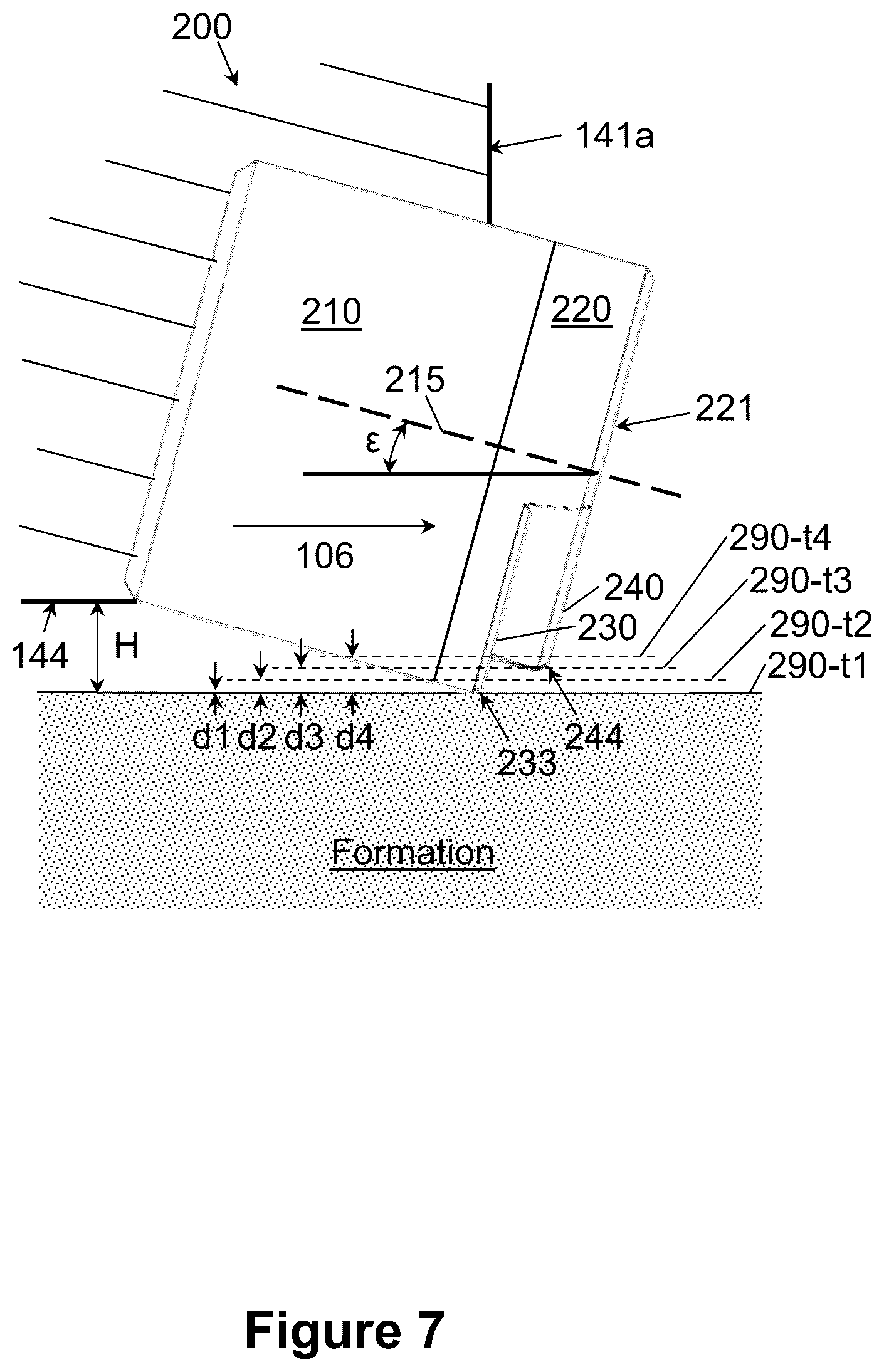 Patent US12448852 Figure 7 – Fixed cutter drill bits and cutter element with secondary cutting edges for same
