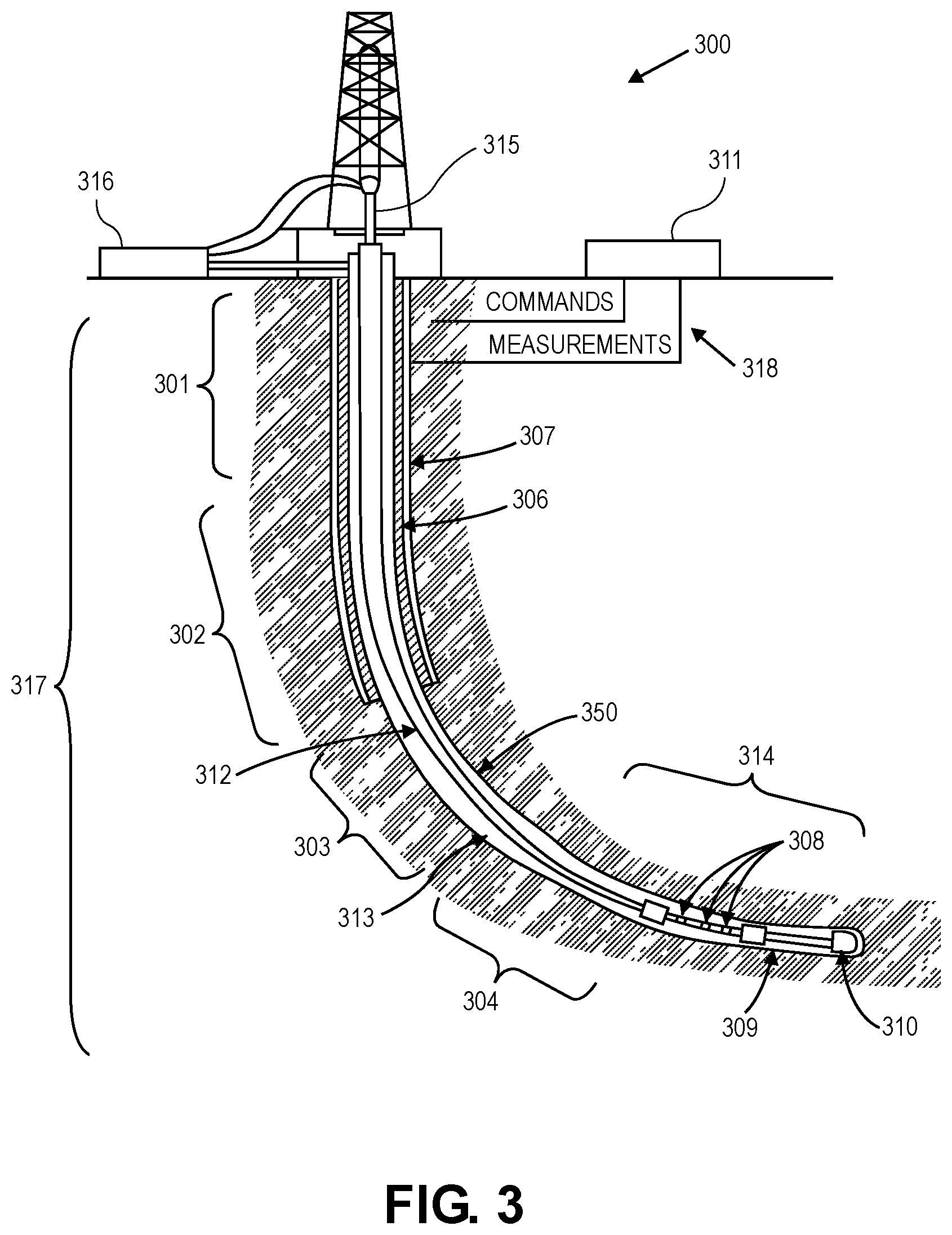 Patent US12448855 Figure 3 – Oilfield data processing using distributed devices