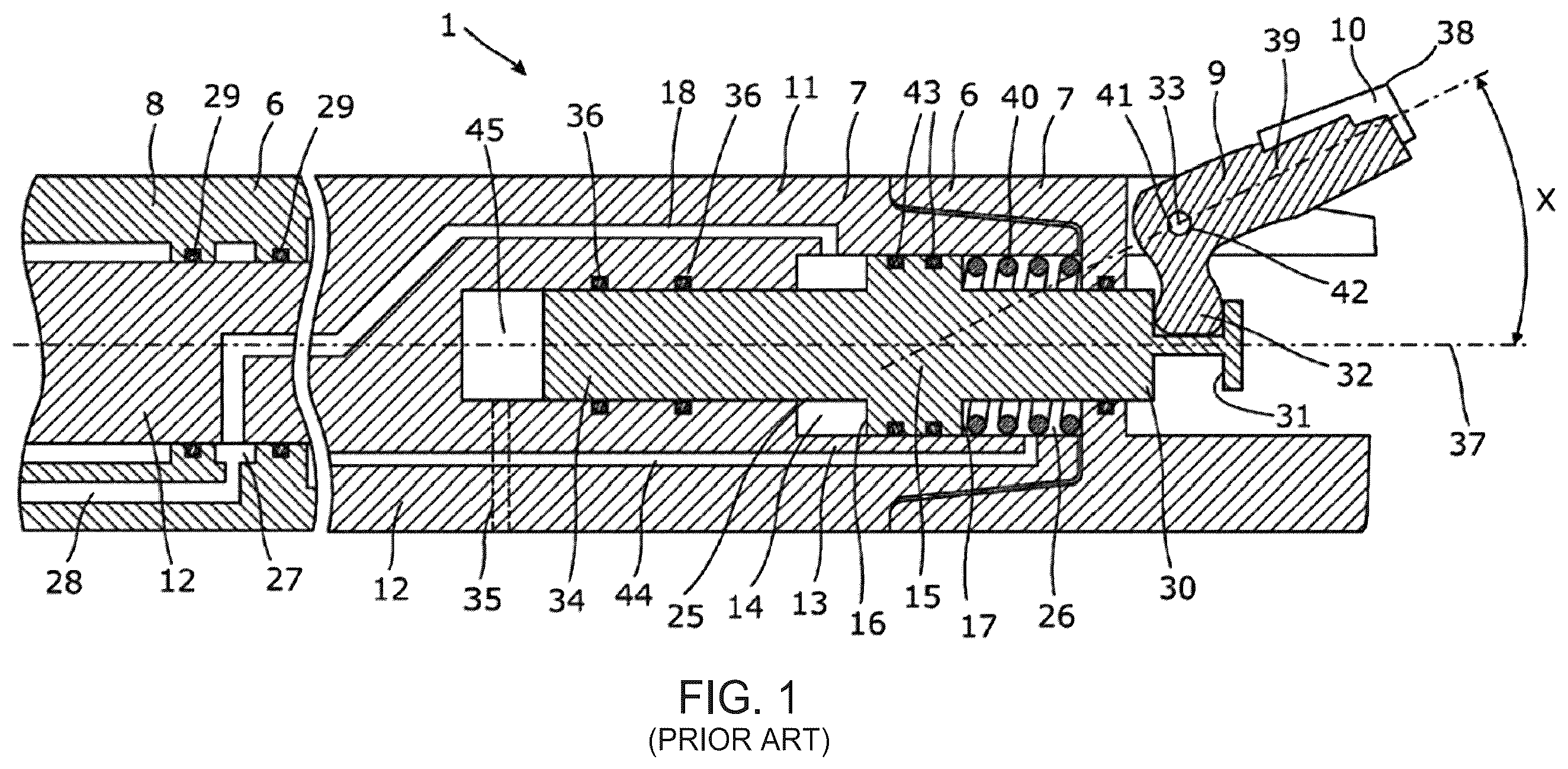 Patent US12448859 Figure 1 – Rotary tool hydraulic power system