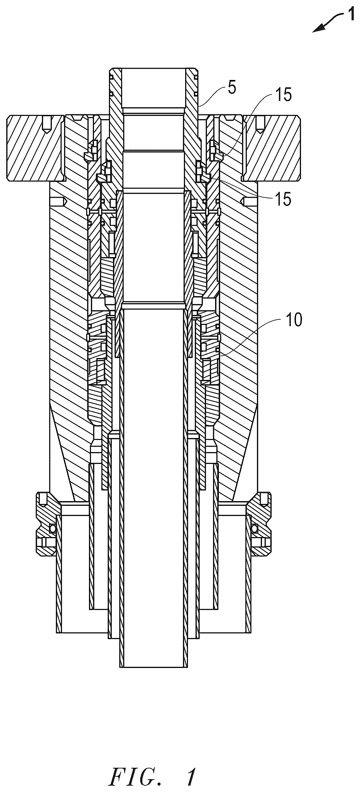Patent US12448860 — Internal latching apparatus — Figure 1