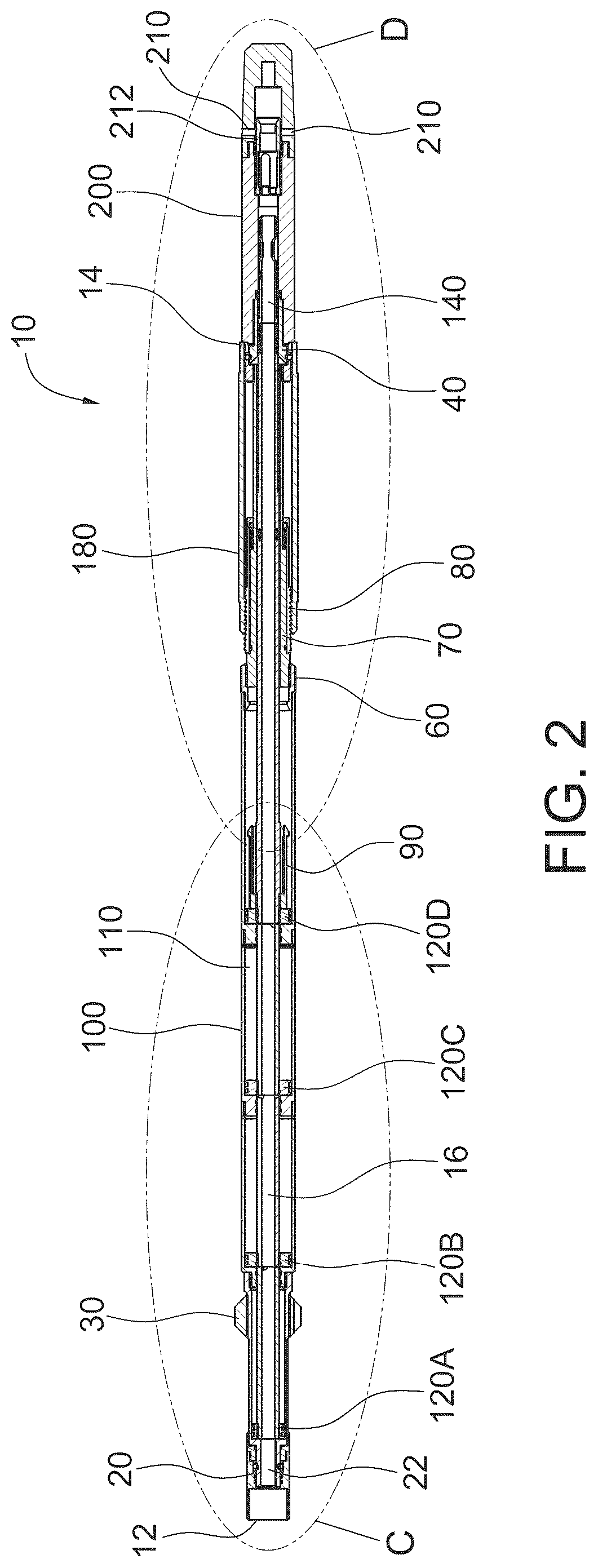 Patent US12448862 Figure 2 – All in one remedial tool