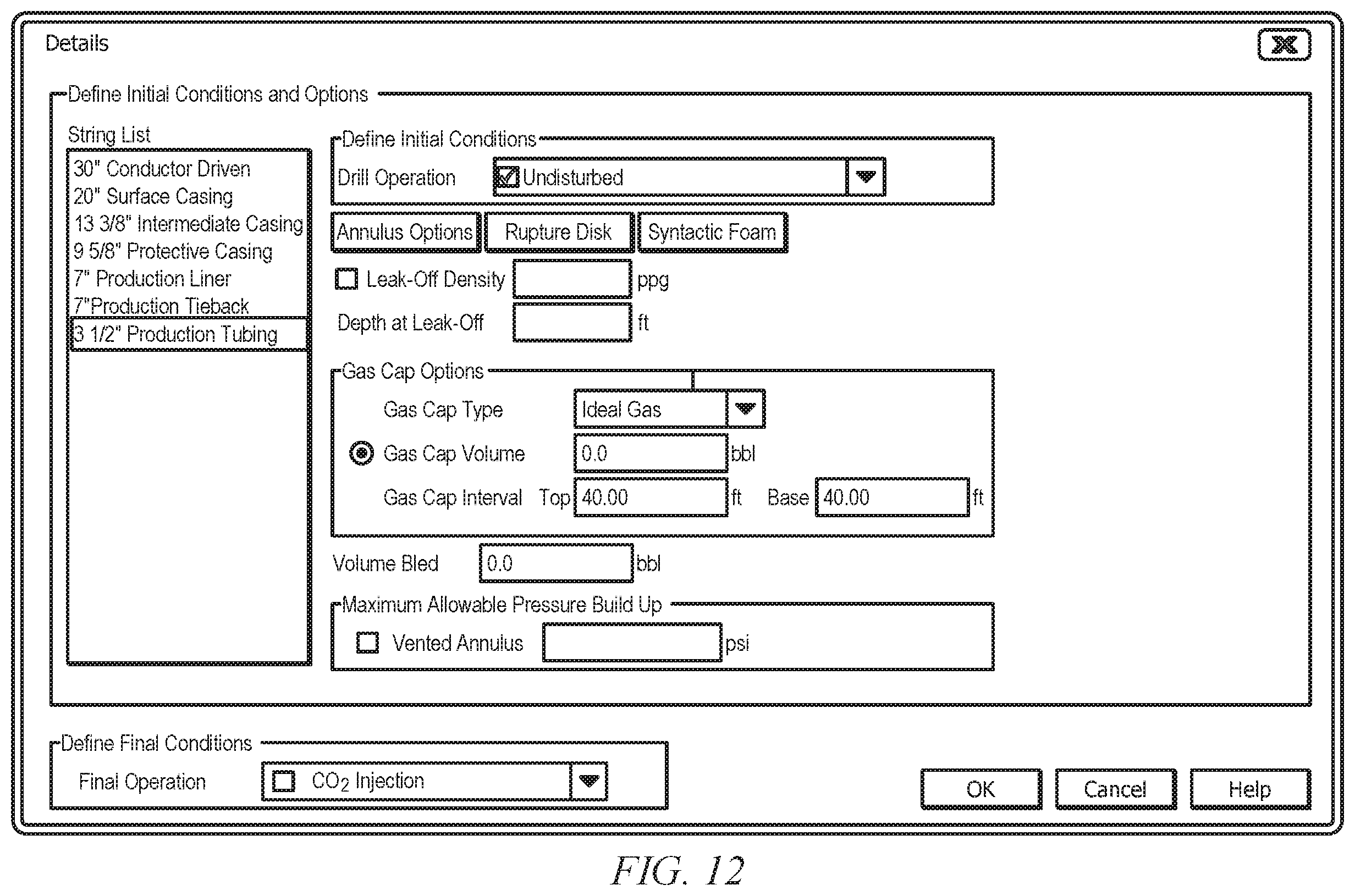 Patent US12448869 Figure 10 – CO 2 operation temperature and pressure analysis and well design with CO 2 modeling with equation of state method