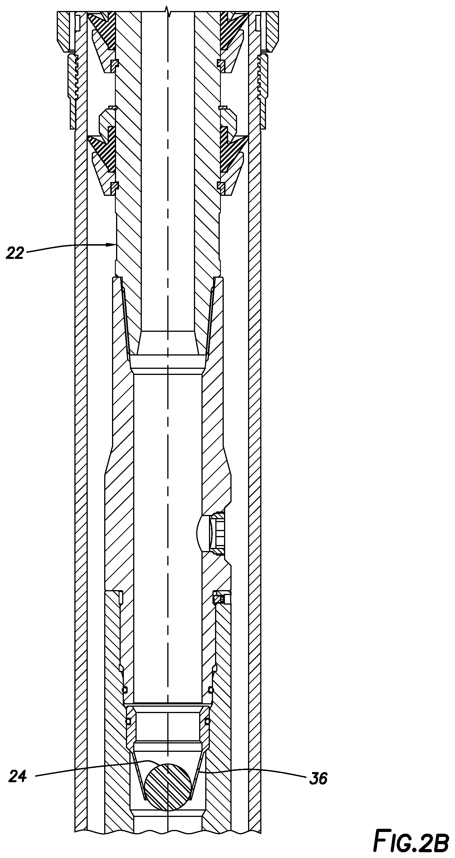 Patent US12448872 Figure 3 – Liner hanger with mechanically locked hydraulic actuator