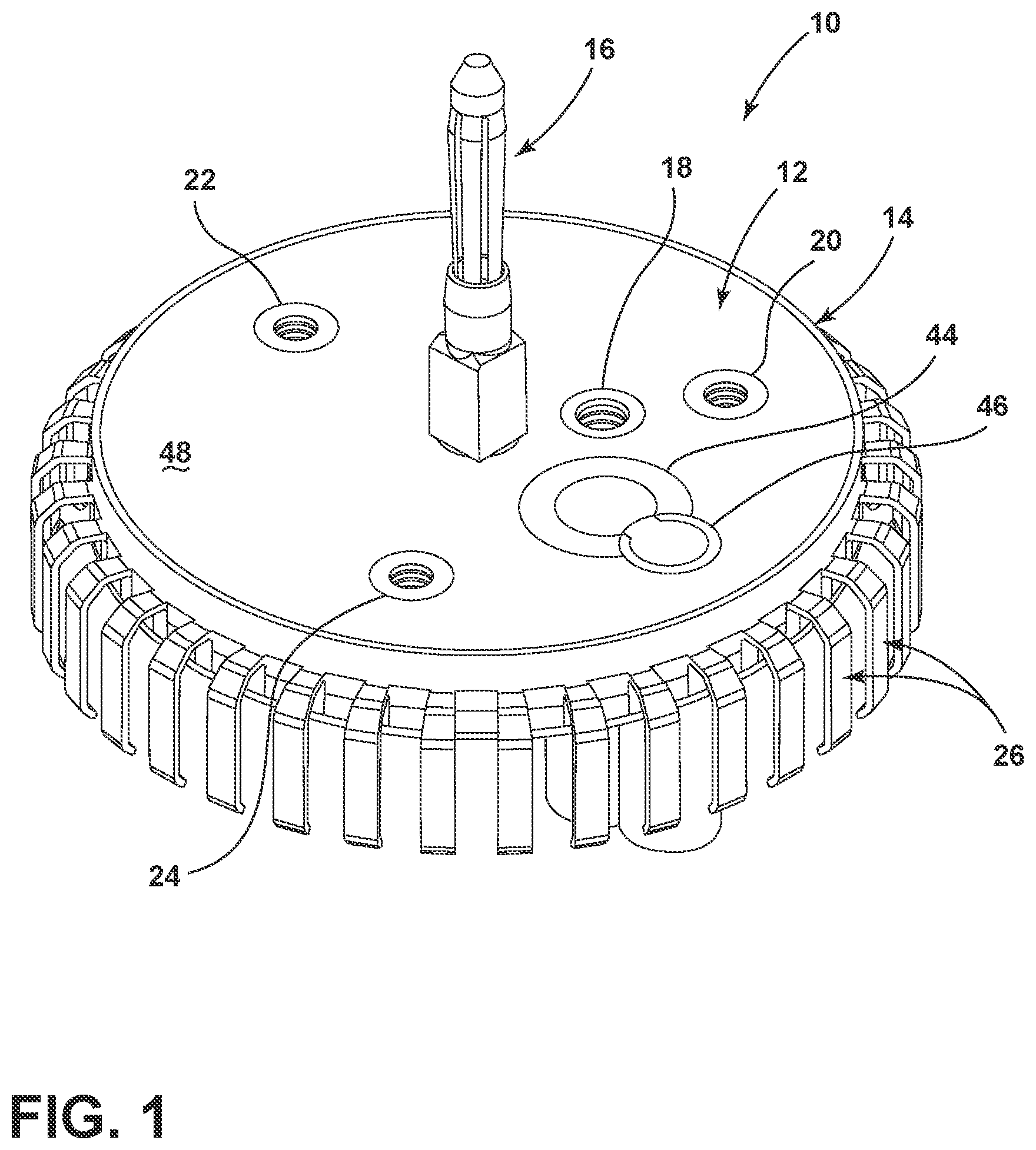 Patent US12448874 Figure 1 – Perforating gun firing switch