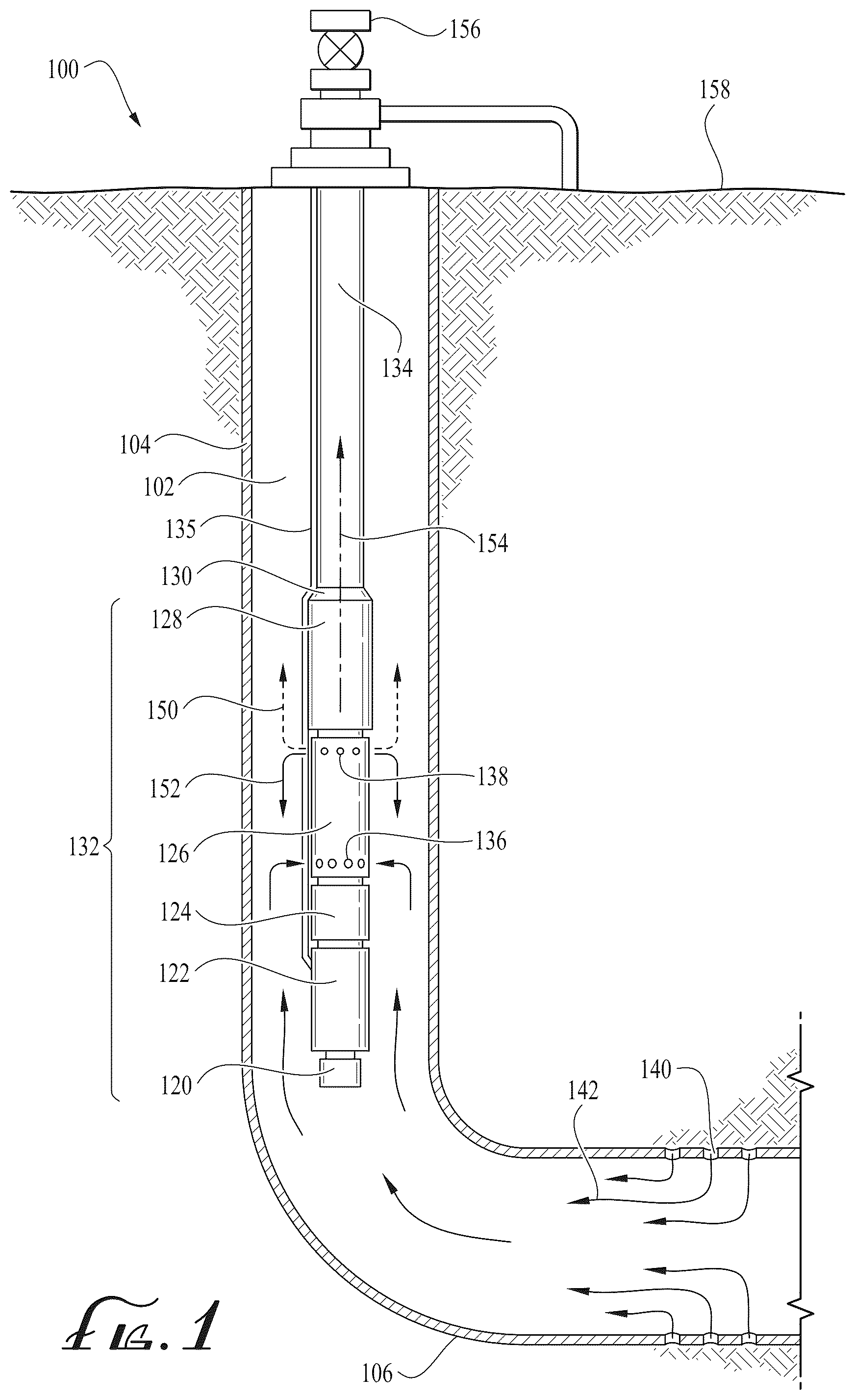 Patent US12448878 — Gas separator for electric submersible pump — Figure 1
