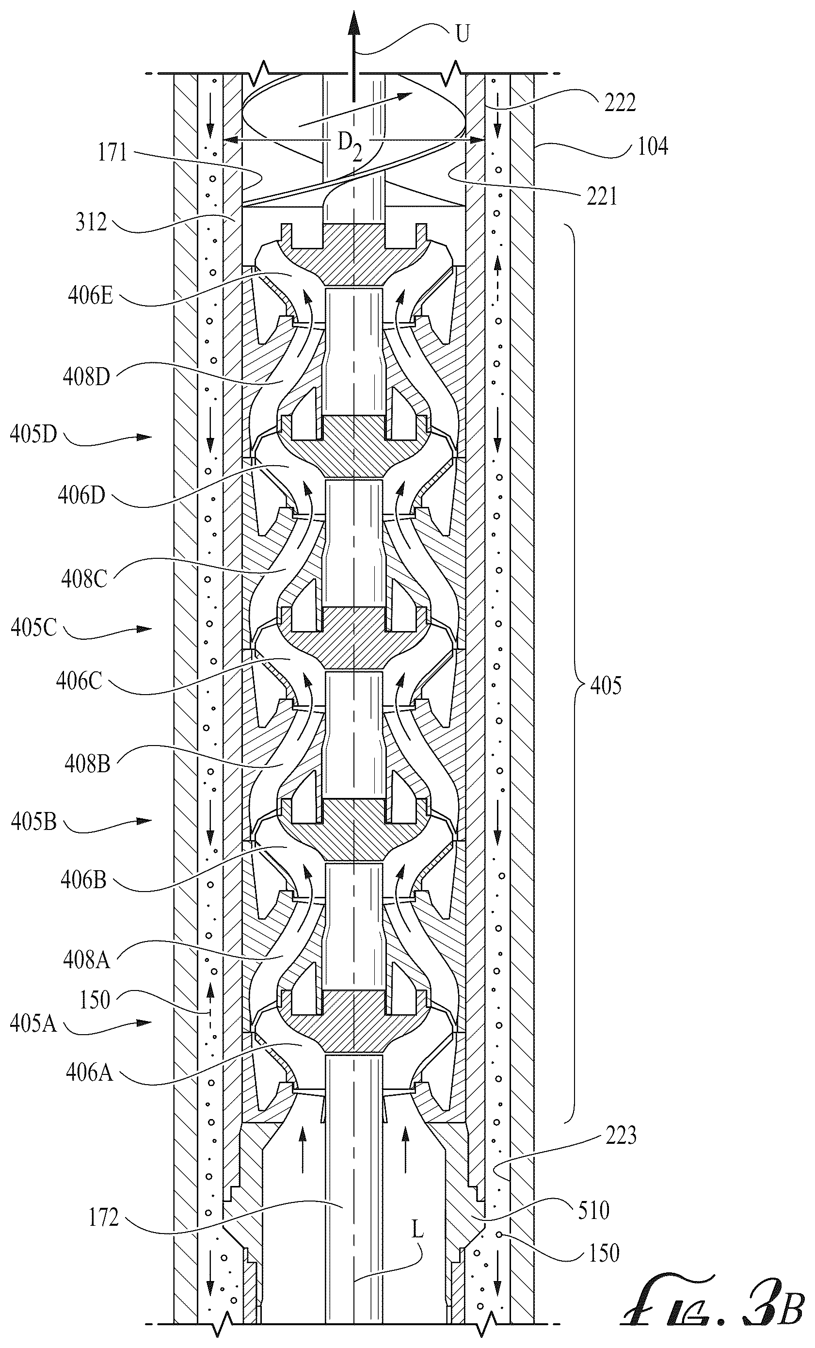 Patent US12448878 Figure 4 – Gas separator for electric submersible pump