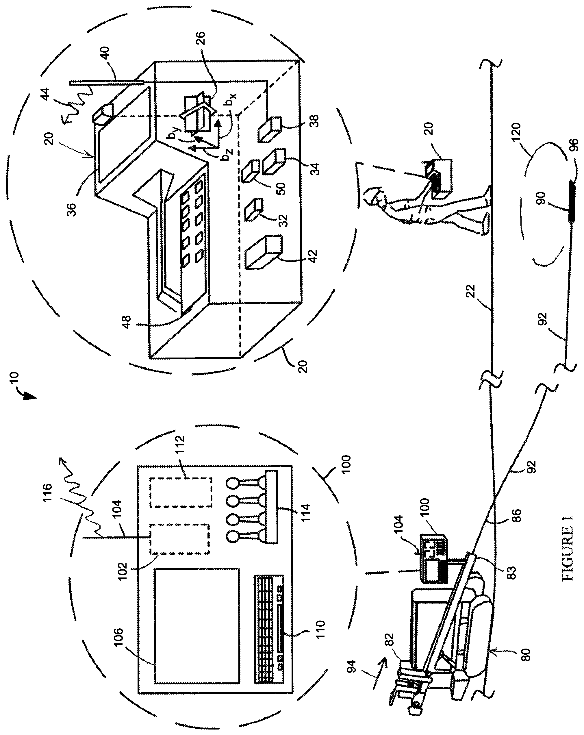 Patent US12448883 Figure 1 – Sonde with advanced battery power conservation and associated methods