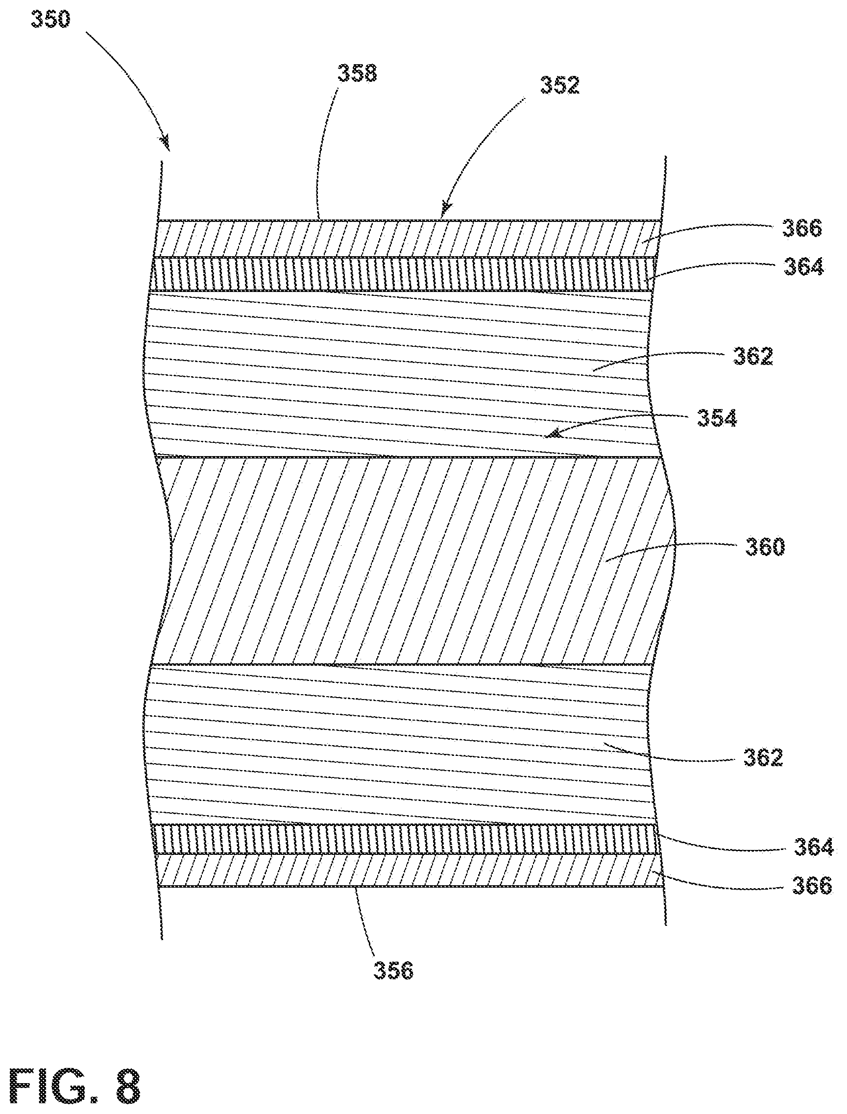 Patent US12448891 Figure 8 – Turbine engine airfoil with a woven core