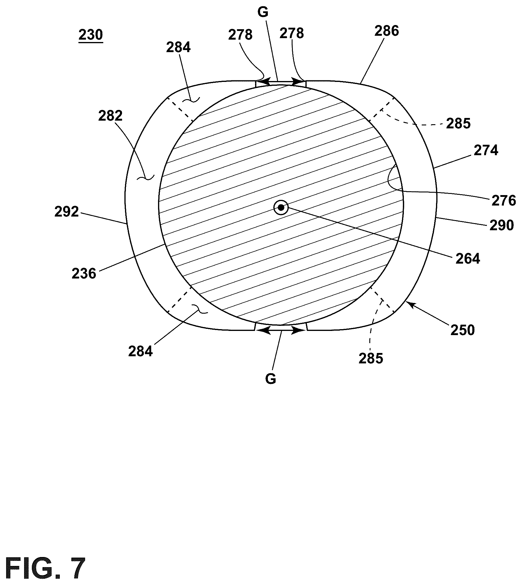 Patent US12448892 Figure 7 – Composite airfoil assembly having a composite airfoil and spar