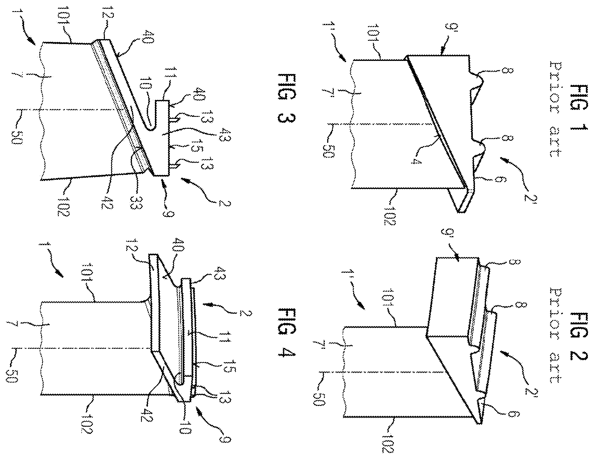 Patent US12448895 Figure 1 – Turbine blade and method for producing a turbine blade