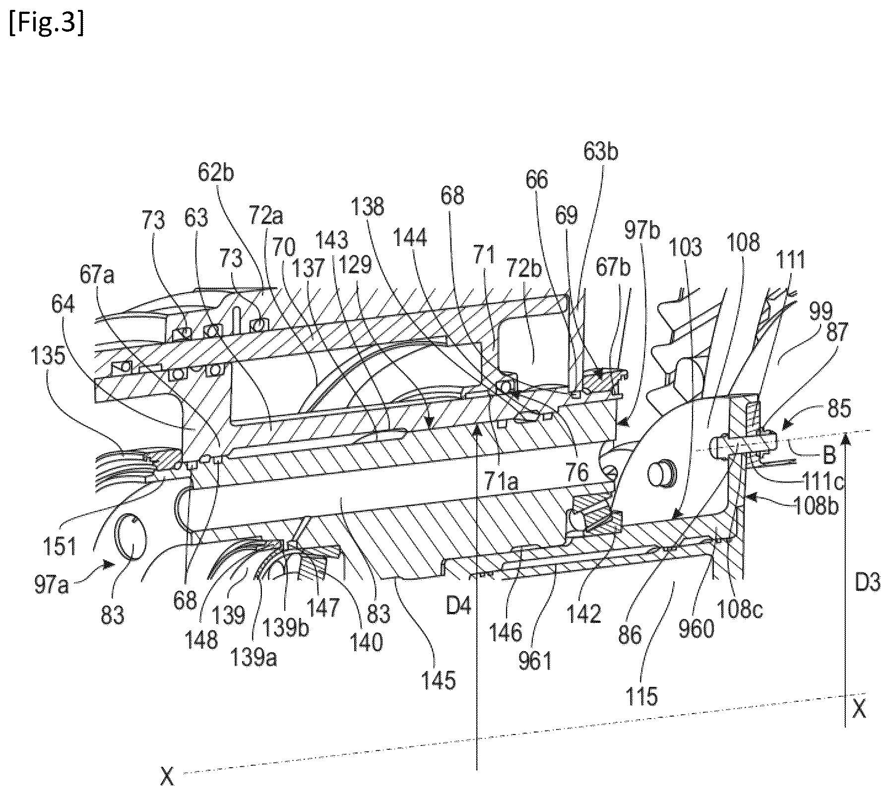 Patent US12448902 Figure 3 – Fluid transfer device with hydraulic and mechanical connection means
