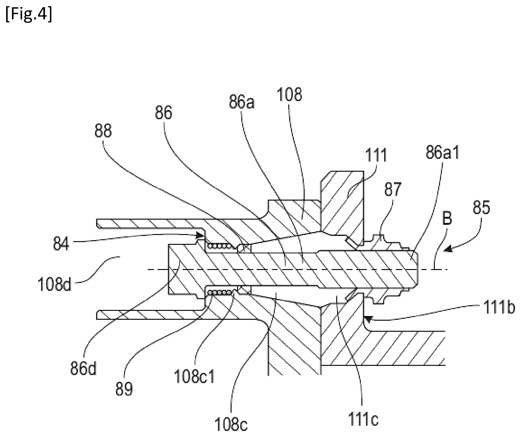 Patent US12448902 Figure 4 – Fluid transfer device with hydraulic and mechanical connection means