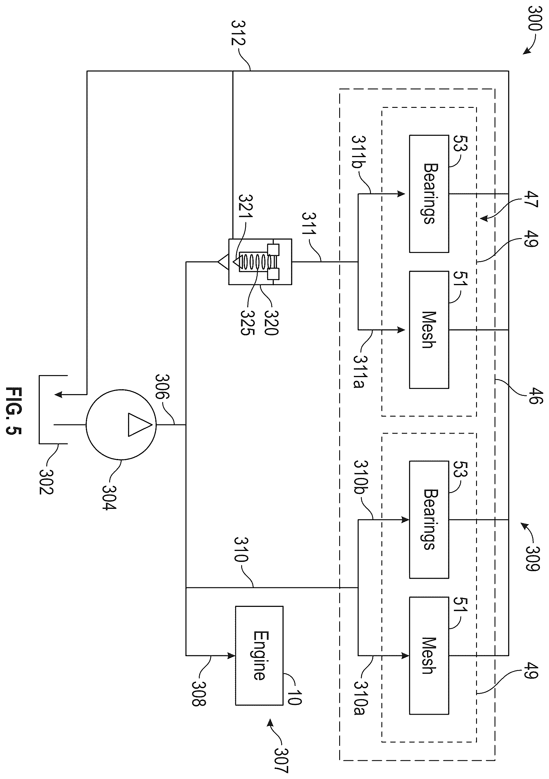 Patent US12448903 Figure 6 – Turbine engine having a lubrication system with a gearbox lubrication system parameter