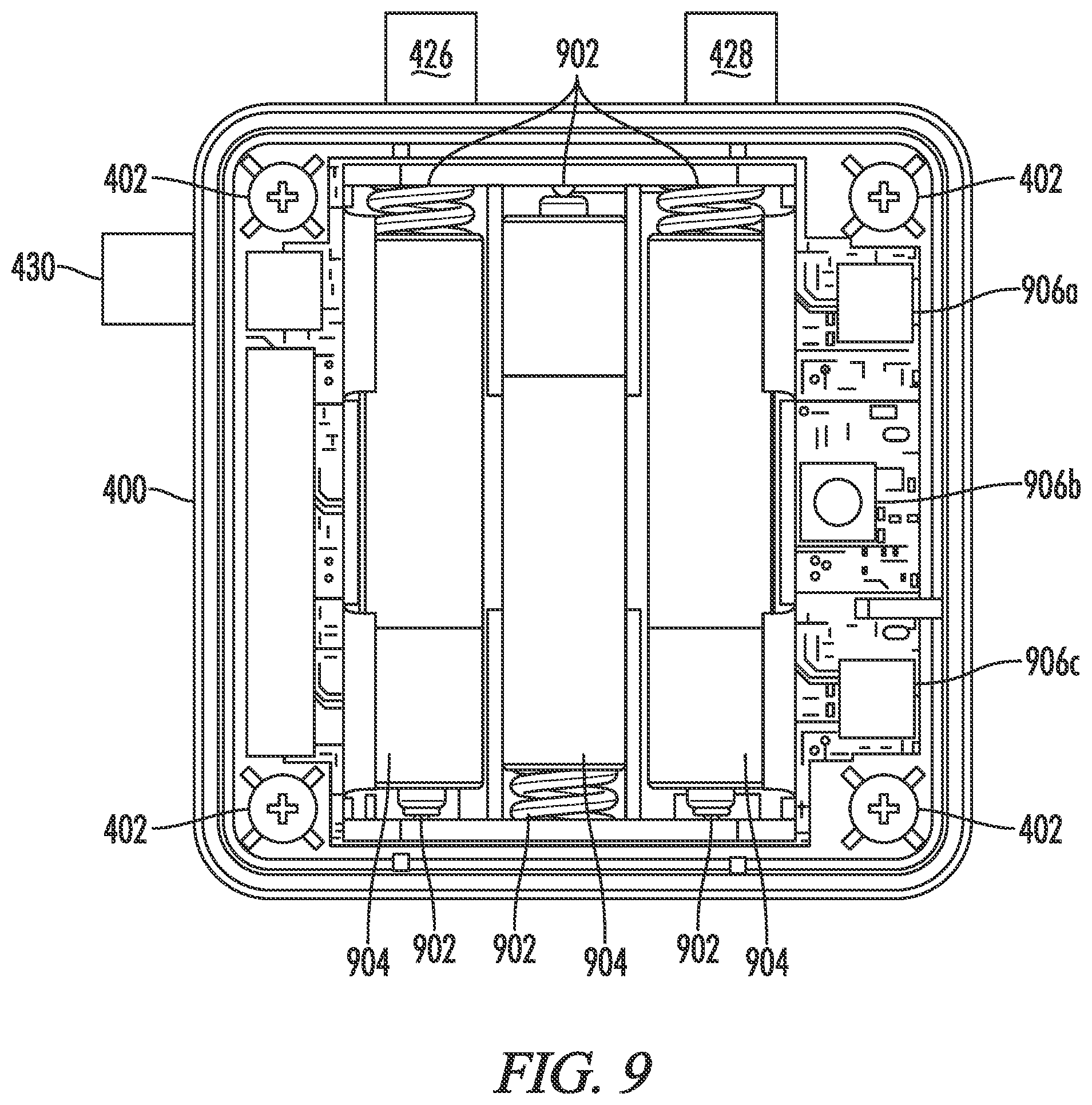 Patent US12448906 Figure 9 – System and apparatus for a diagnostic breather dryer having a coupleable expansion pack
