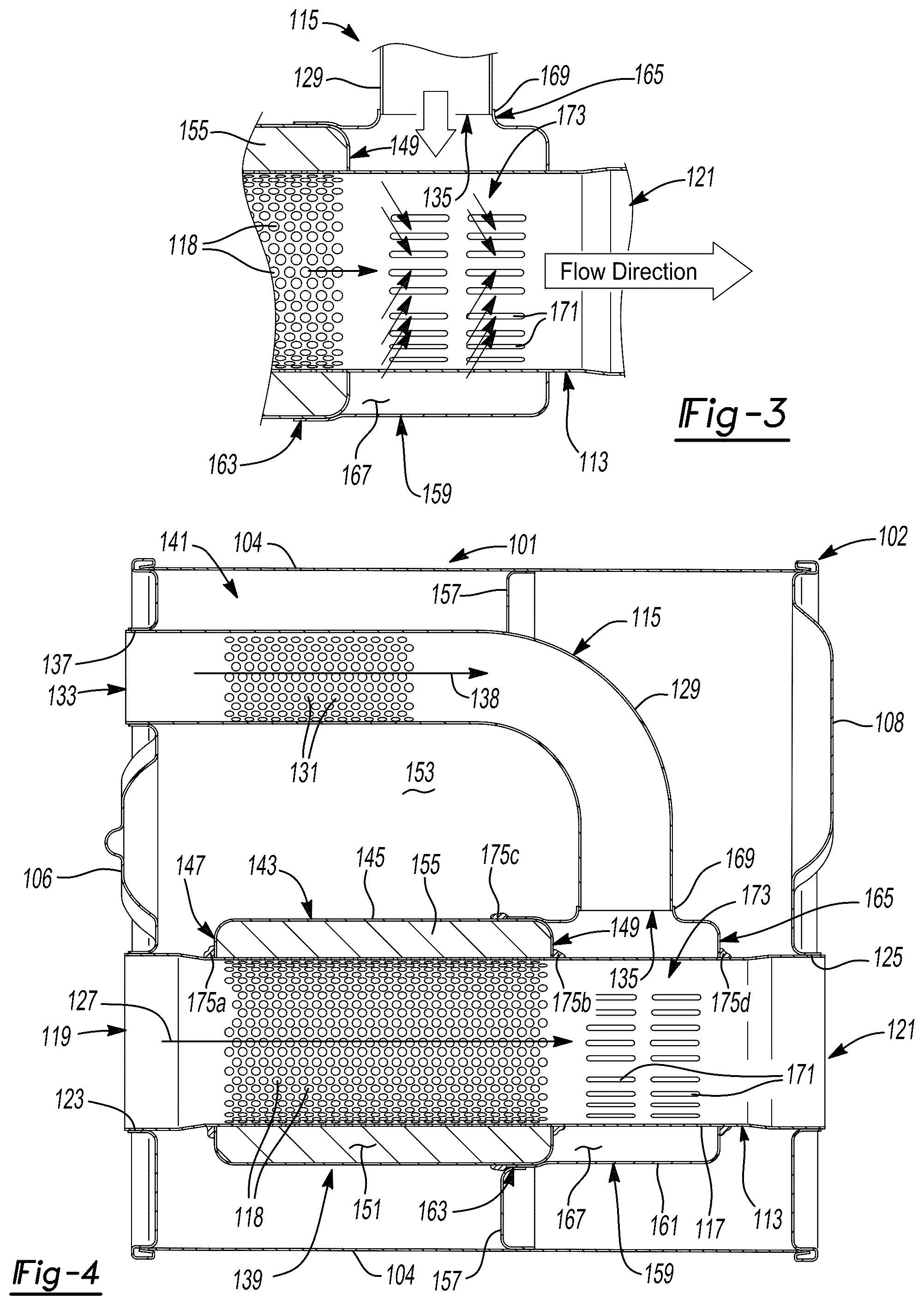 Patent US12448907 Figure 3 – Dual mode muffler