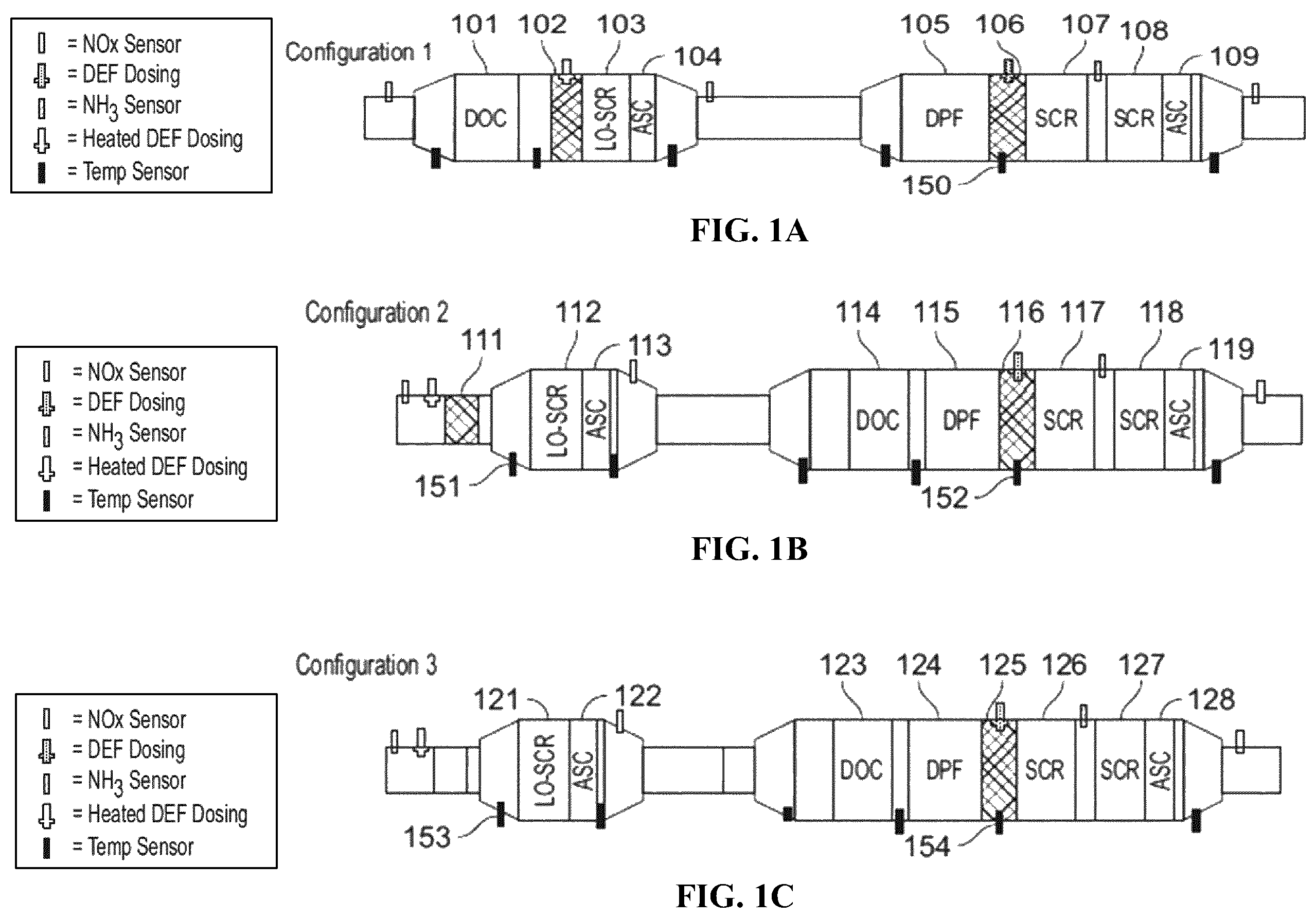 Patent US12448908 Figure 1 – Aftertreatment heat up strategies
