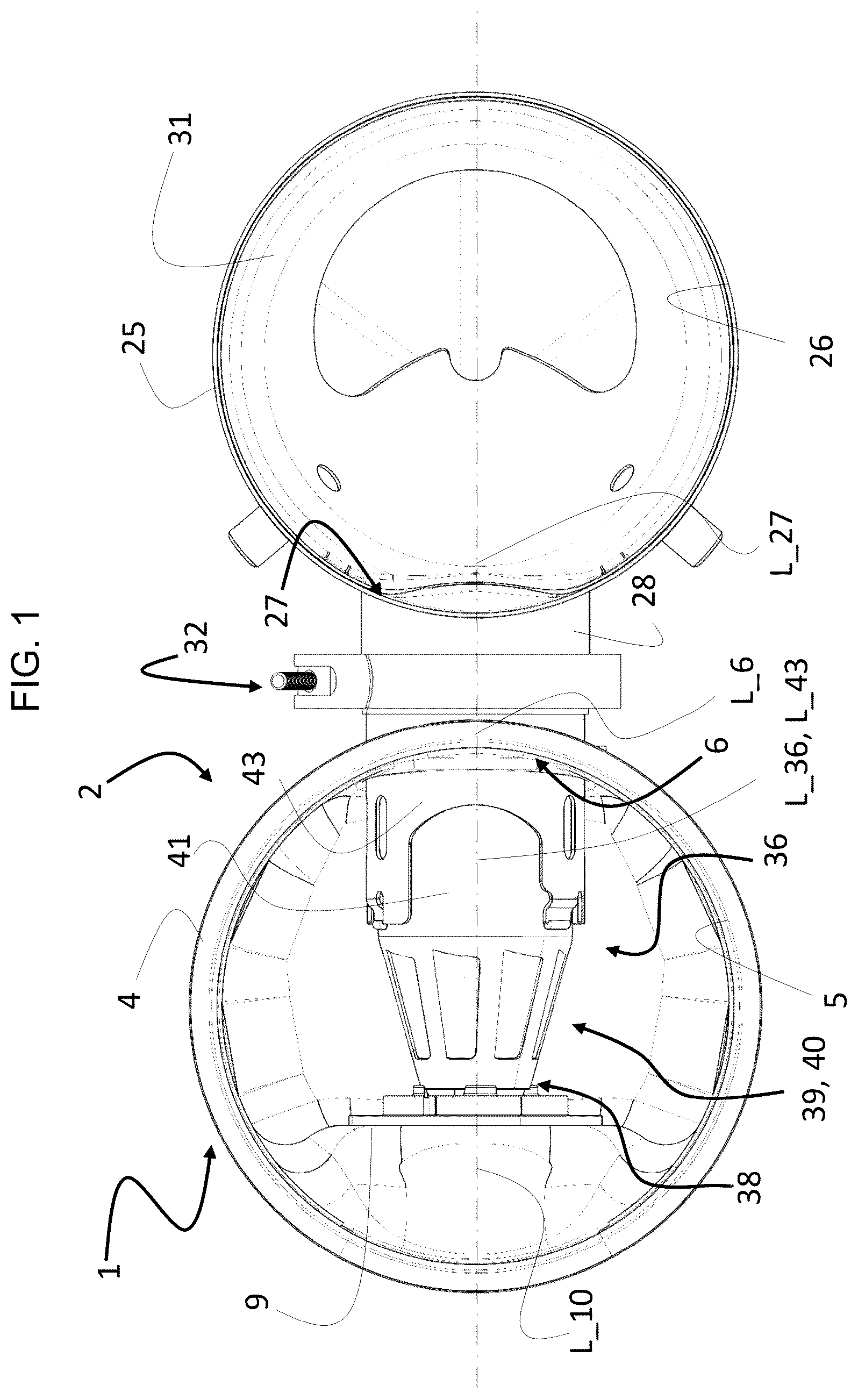 Patent US12448910 Figure 1 – Mixer arrangement for mixing an injection medium injectable by an injector with the exhaust gas of an internal combustion engine