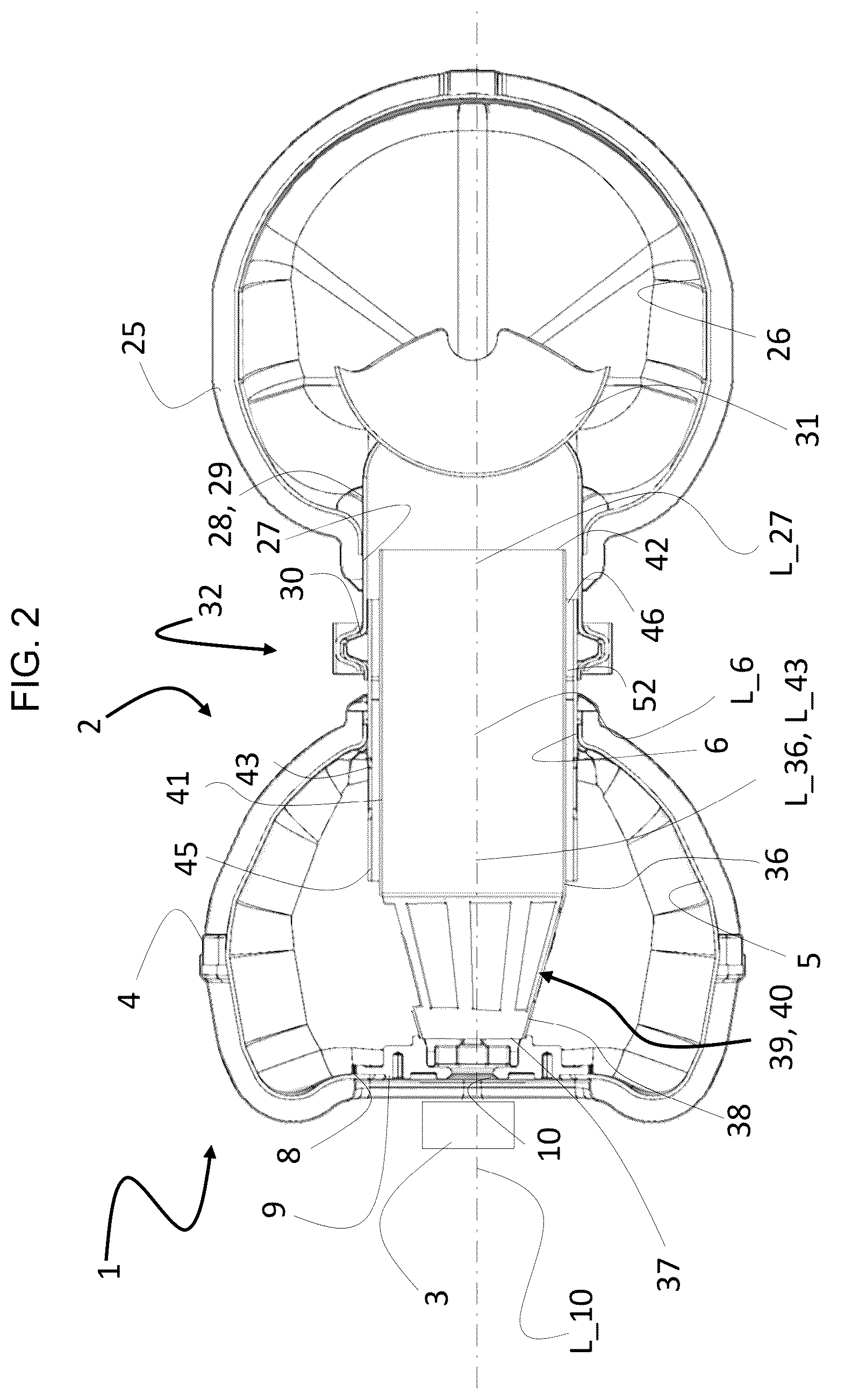 Patent US12448910 Figure 2 – Mixer arrangement for mixing an injection medium injectable by an injector with the exhaust gas of an internal combustion engine
