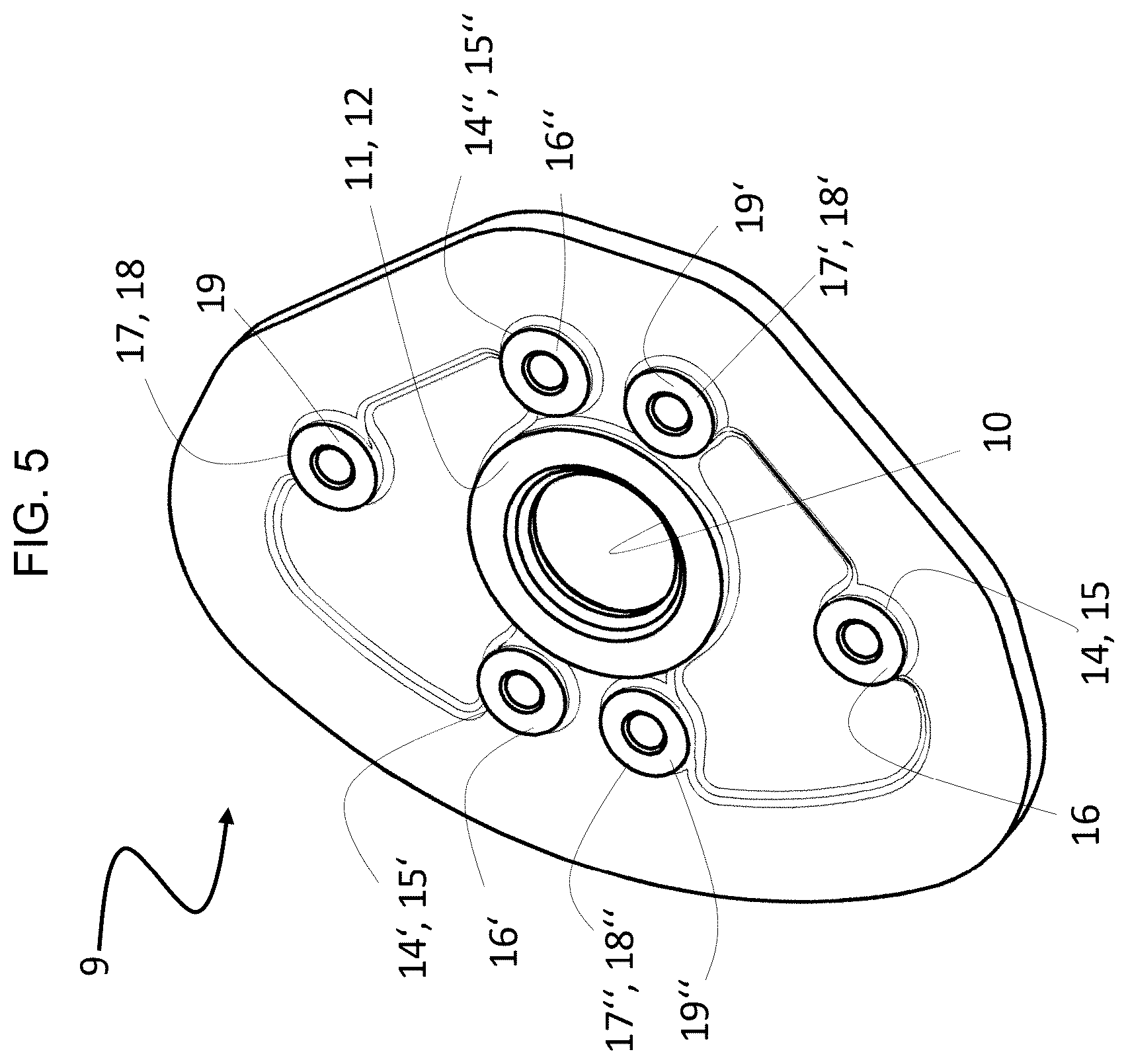 Patent US12448910 Figure 5 – Mixer arrangement for mixing an injection medium injectable by an injector with the exhaust gas of an internal combustion engine