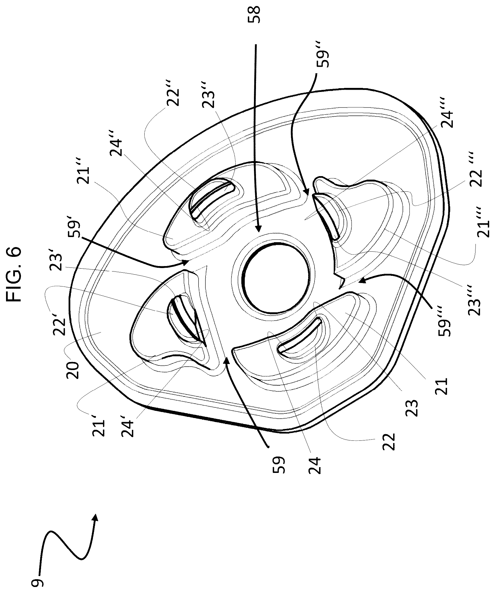 Patent US12448910 Figure 6 – Mixer arrangement for mixing an injection medium injectable by an injector with the exhaust gas of an internal combustion engine