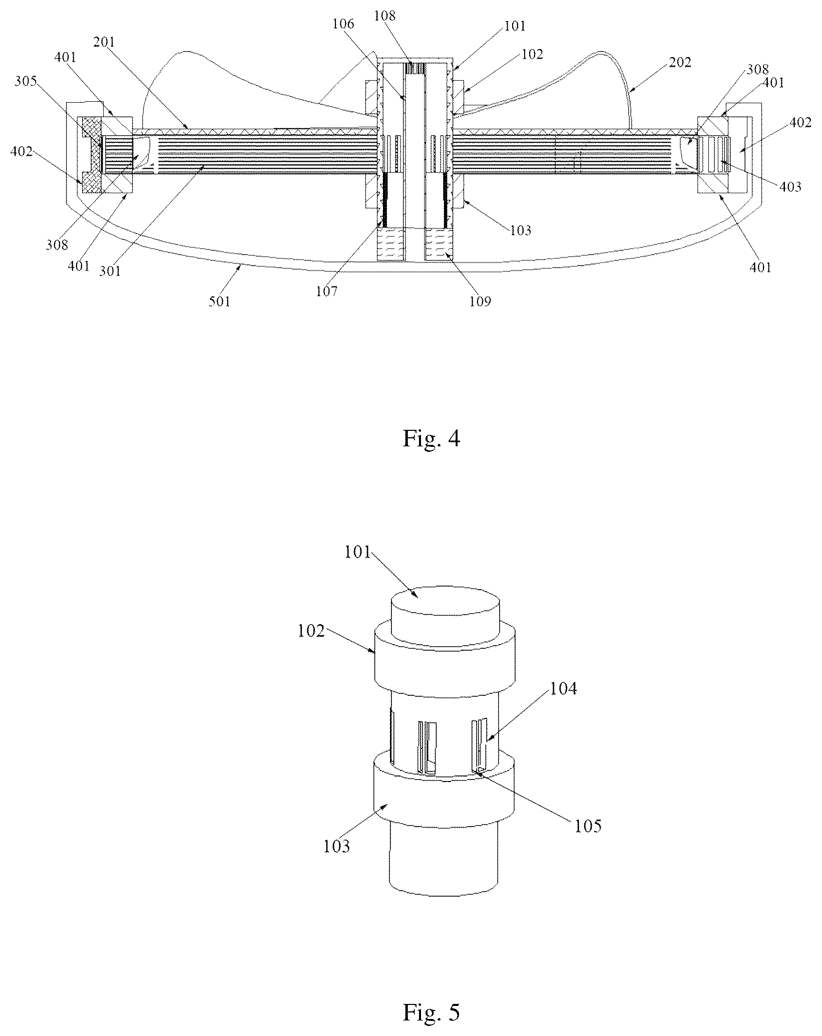 Patent US12448916 Figure 2 – Hydrogen fuel high-speed rotating magnetohydrodynamic power generation device