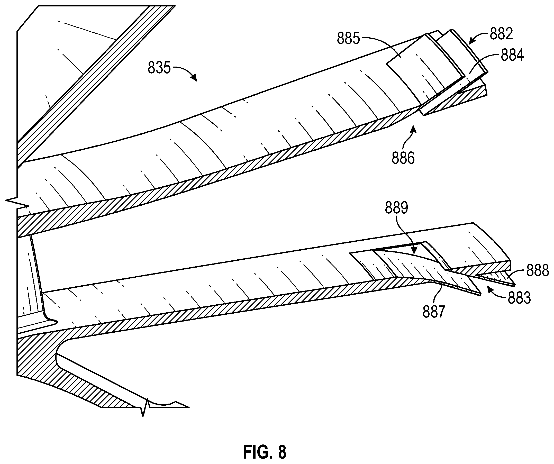 Patent US12448918 Figure 8 – Diffuser with passlets