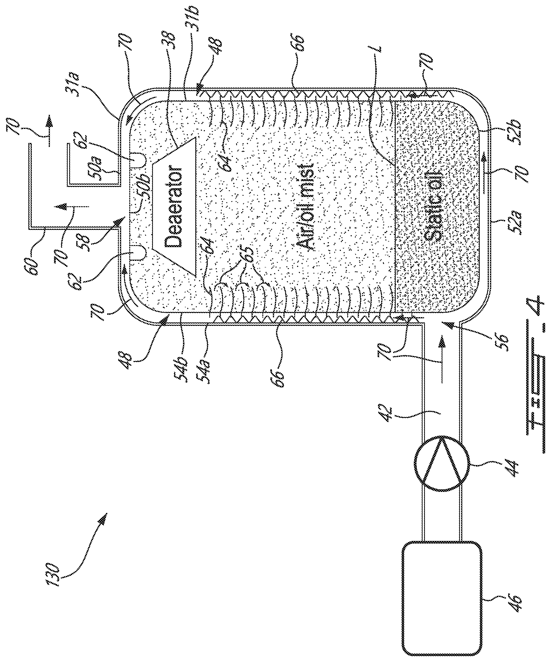 Patent US12448919 Figure 4 – Aircraft engine oil distribution system