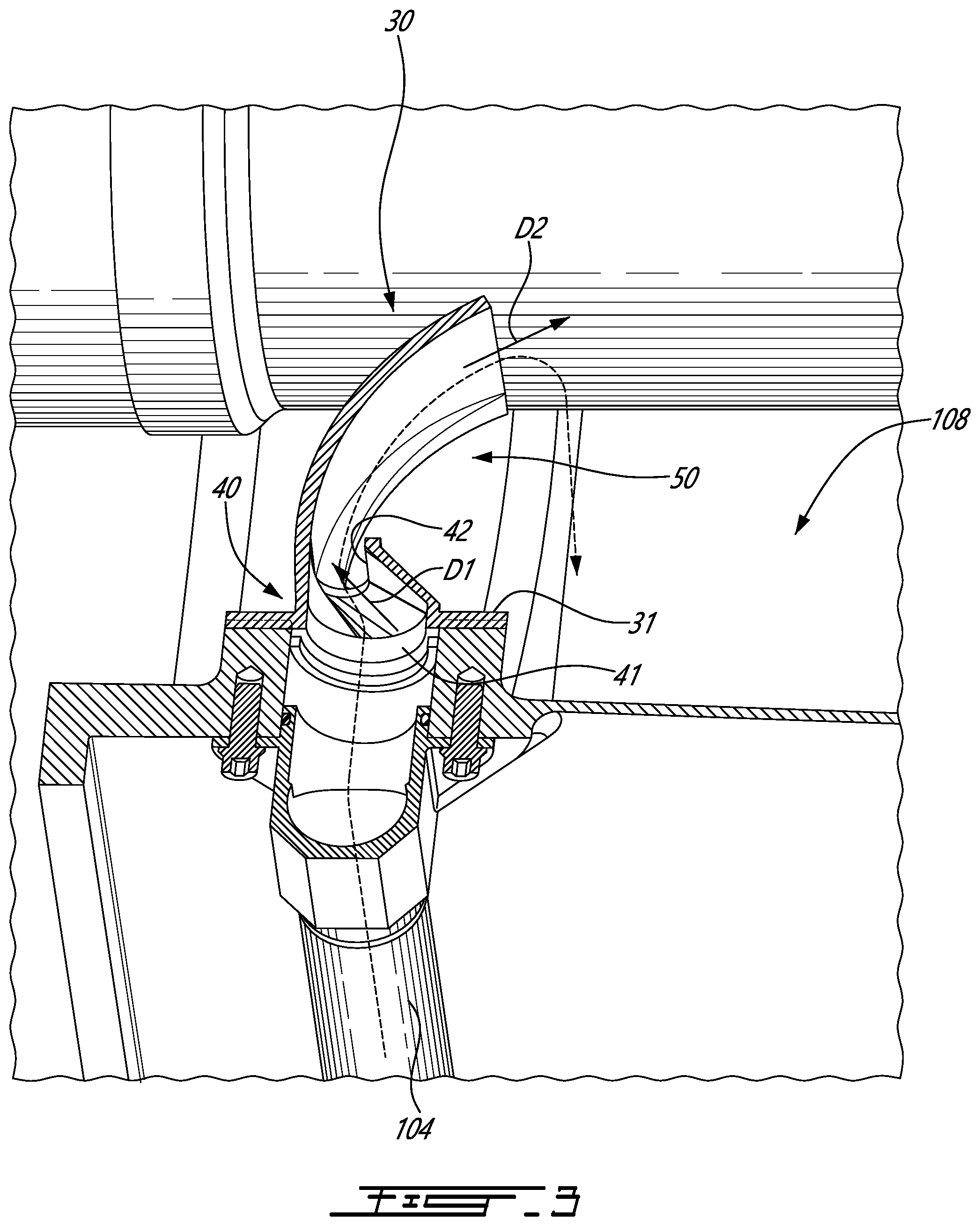Patent US12448920 Figure 2 – Oil de-aerator for aircraft engine