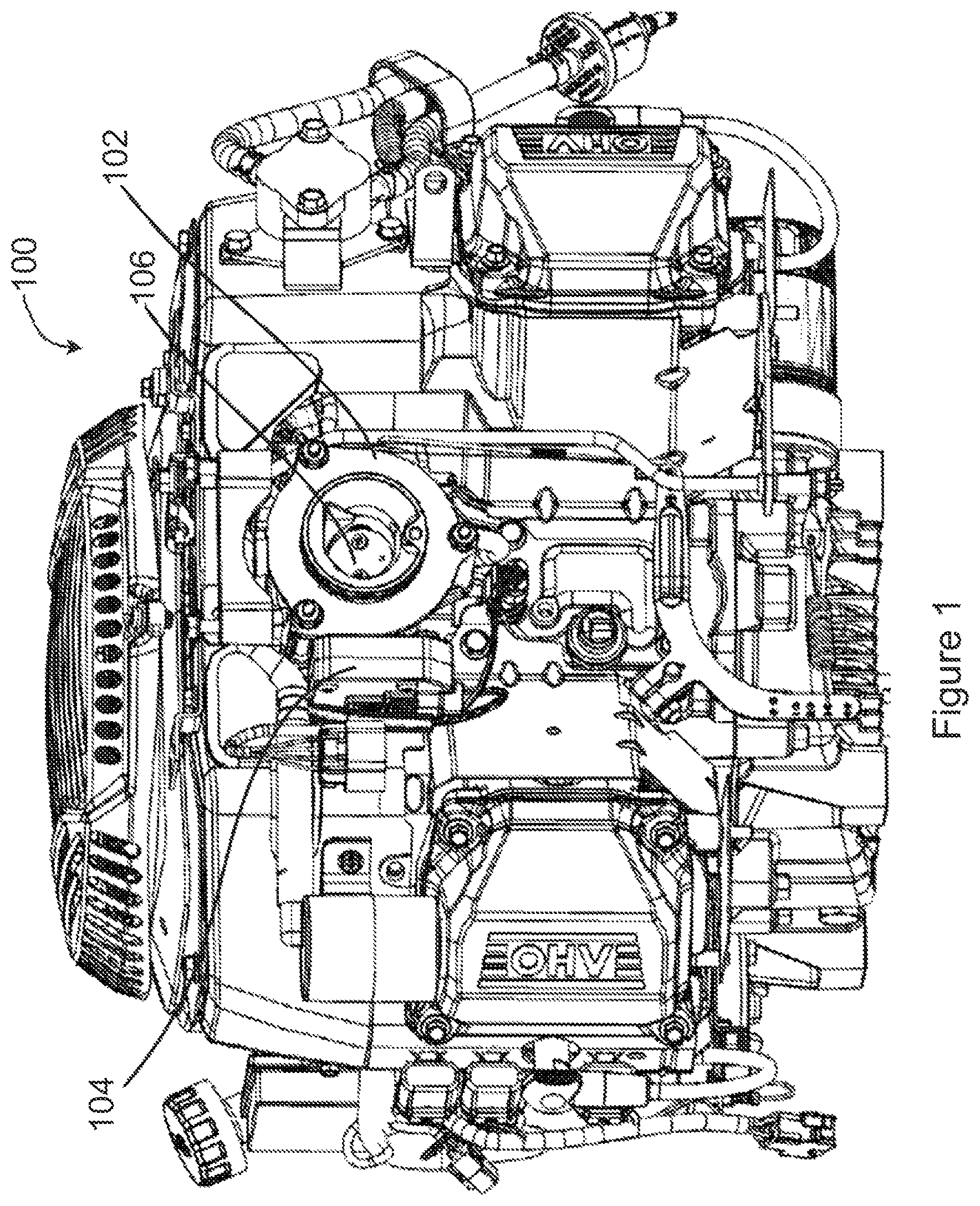 Patent US12448926 Figure 1 – Throttle drive actuator for an engine