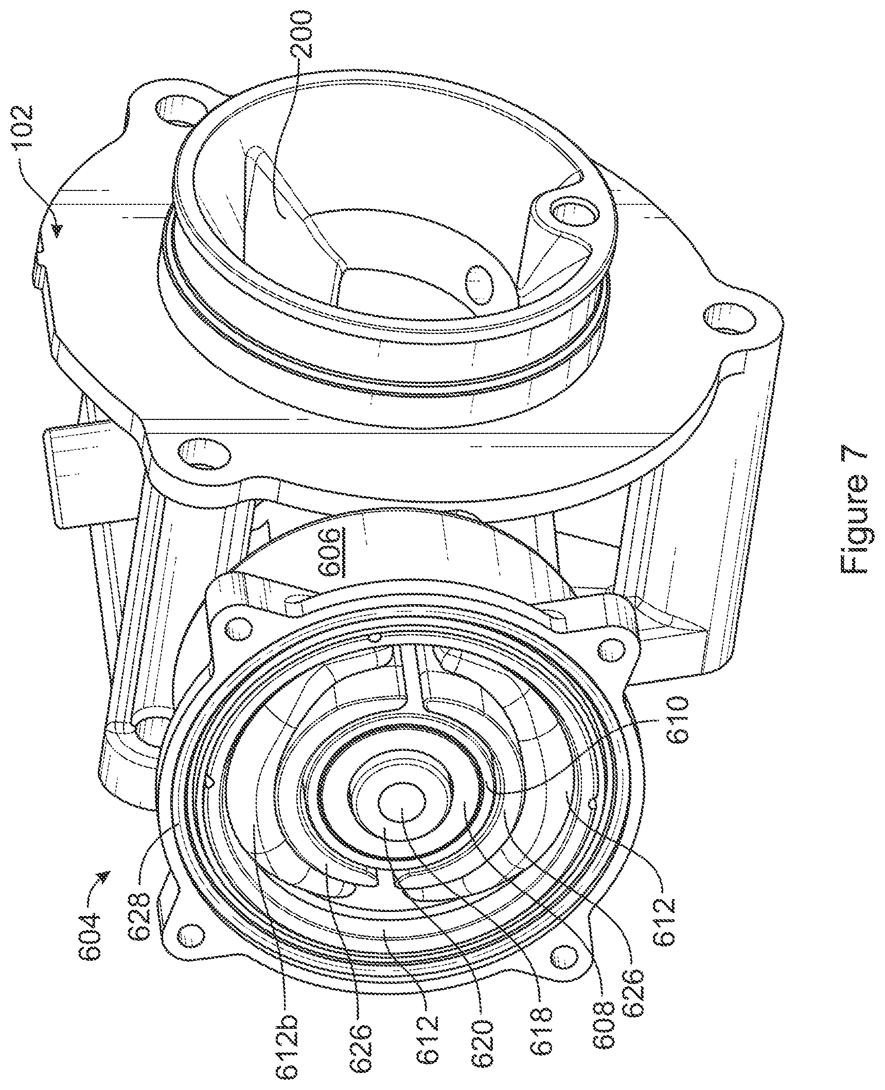 Patent US12448926 Figure 7 – Throttle drive actuator for an engine