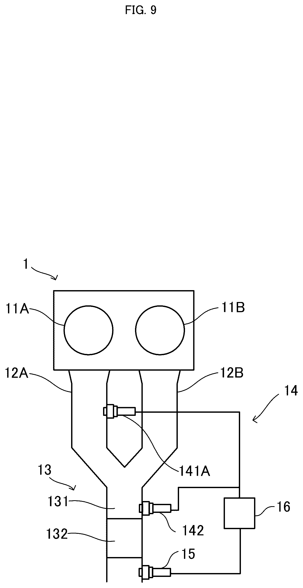 Patent US12448930 Figure 9 – Individual throttle-type or unequal interval combustion-type multi-cylinder engine unit