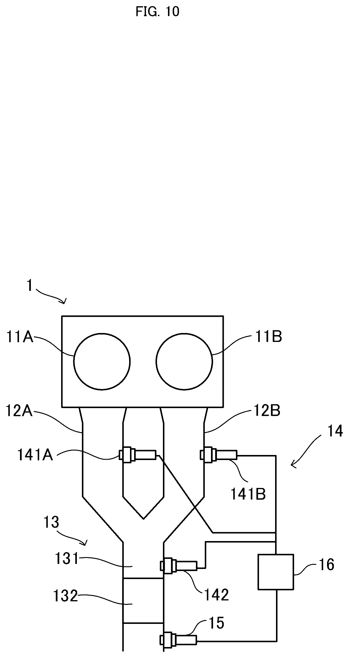 Patent US12448930 Figure 10 – Individual throttle-type or unequal interval combustion-type multi-cylinder engine unit