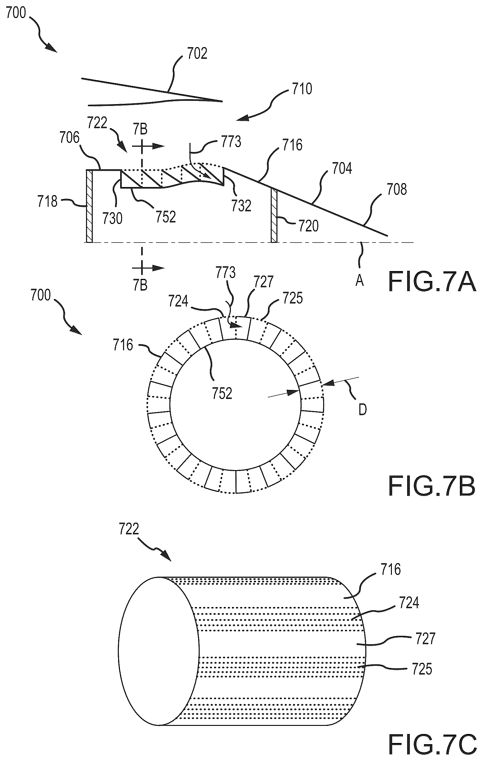 Patent US12448935 Figure 8 – Low-frequency acoustic center body
