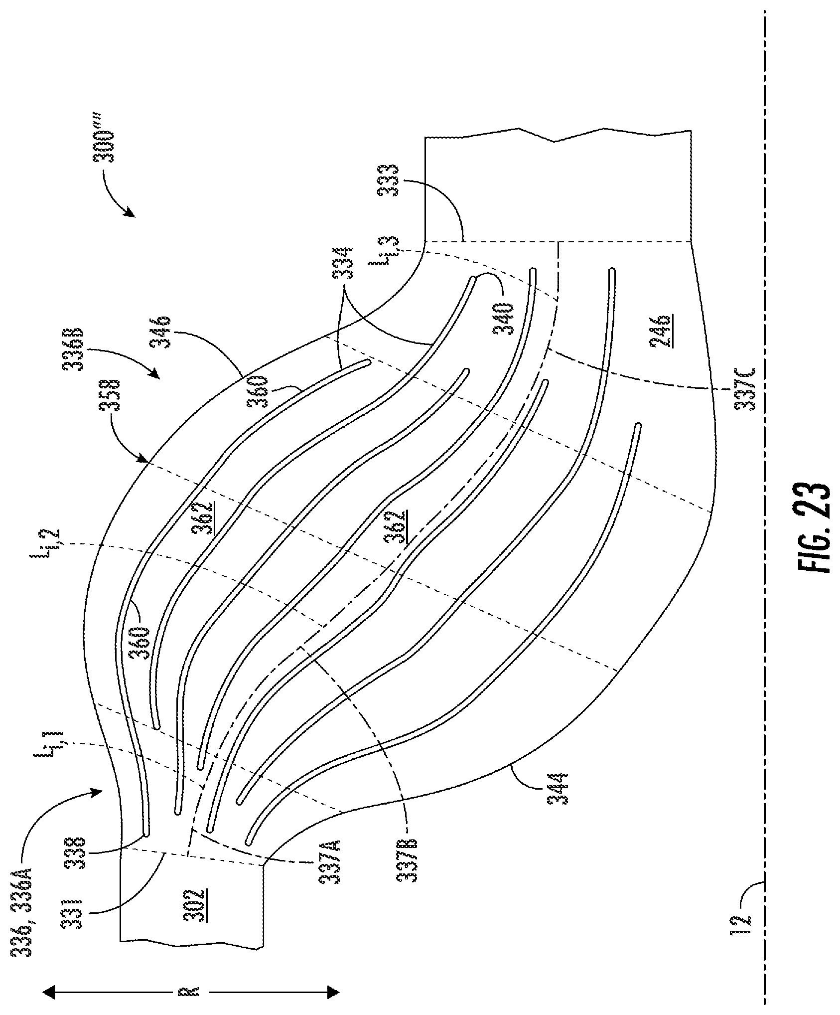 Patent US12448936 Figure 14 – Gas turbine engine having a heat exchanger located in an annular duct