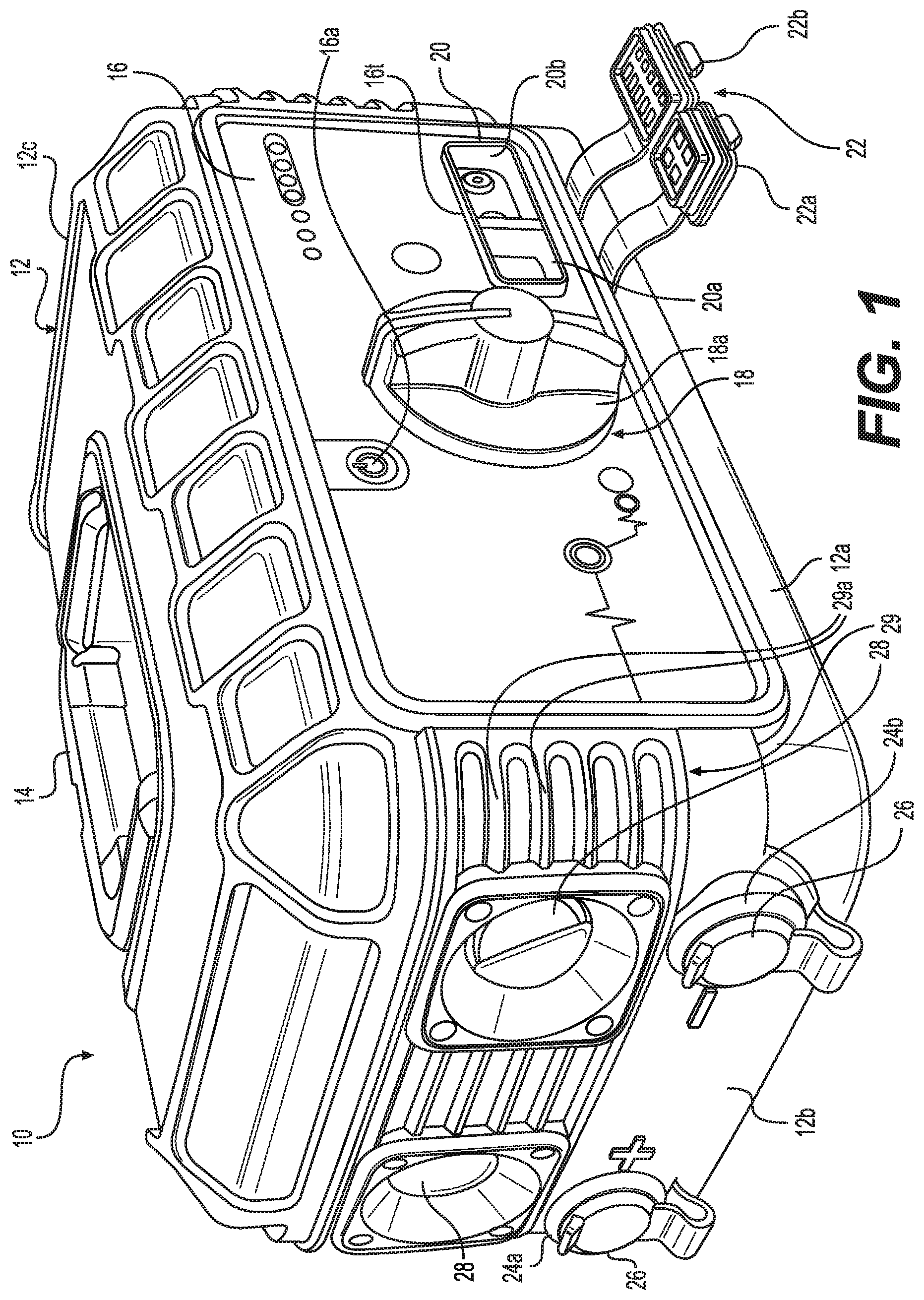 Patent US12448941 Figure 1 – Rechargeable battery jump starting device with depleted or discharged battery pre-conditioning system
