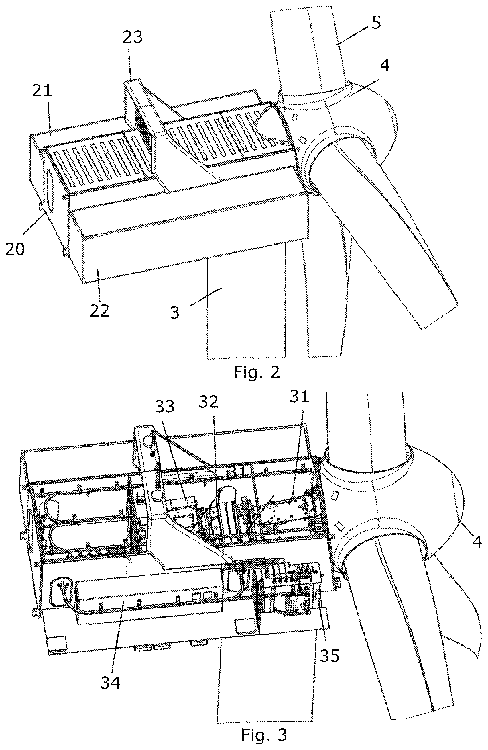 Patent US12448950 Figure 3 – Set of units for making a wind turbine nacelle