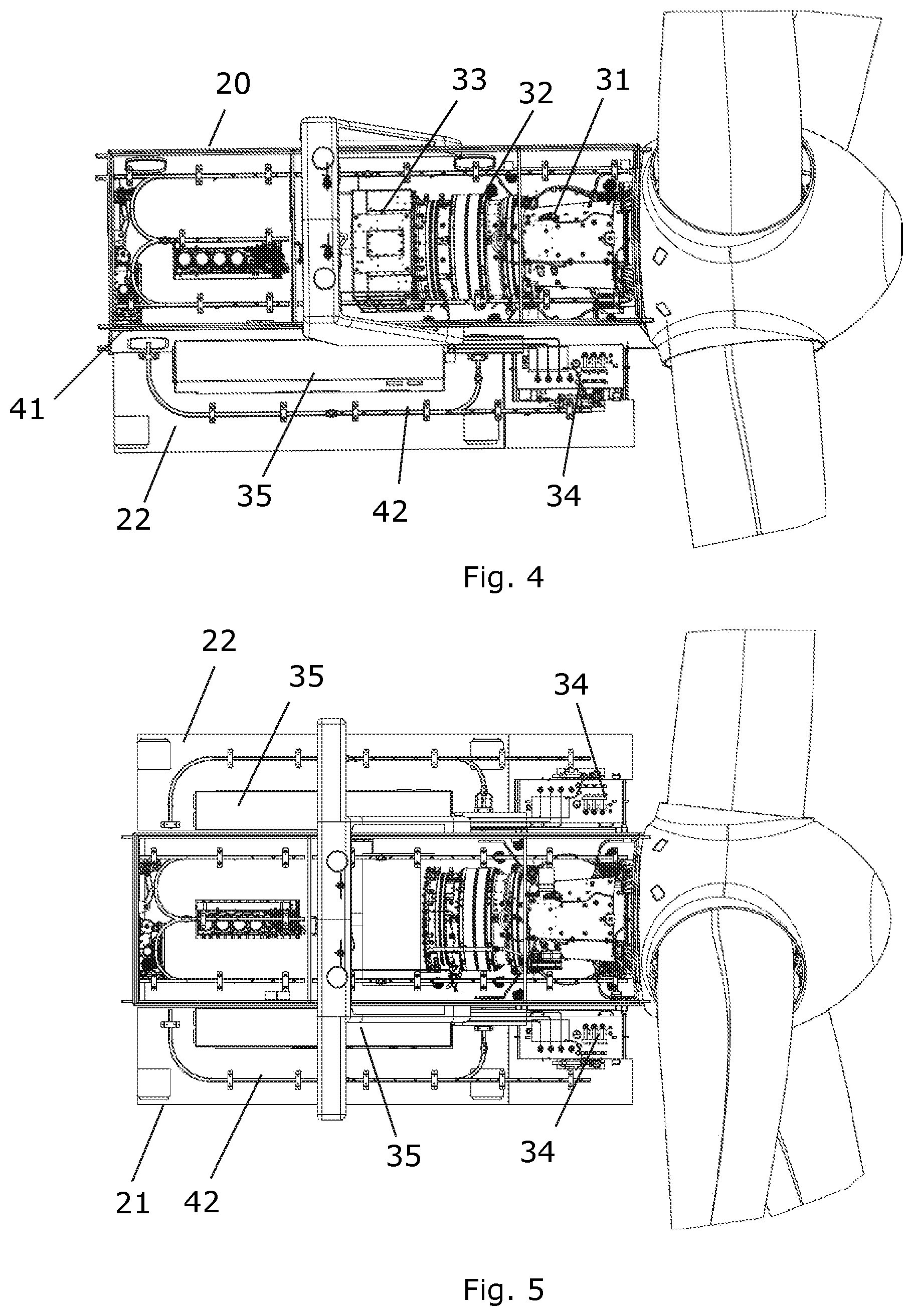 Patent US12448950 Figure 4 – Set of units for making a wind turbine nacelle