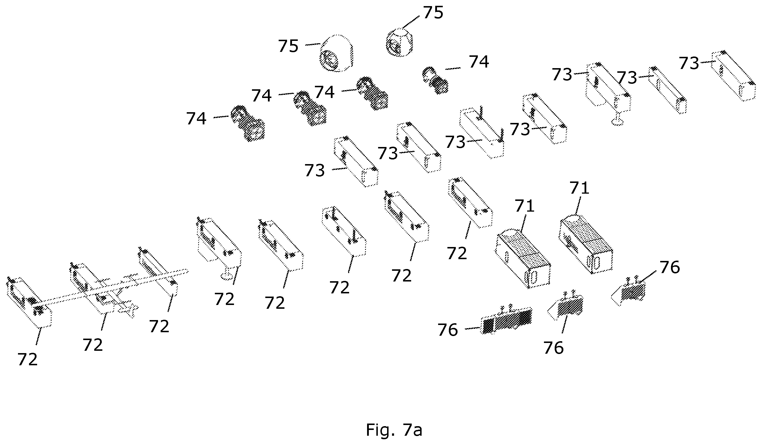 Patent US12448950 Figure 6 – Set of units for making a wind turbine nacelle
