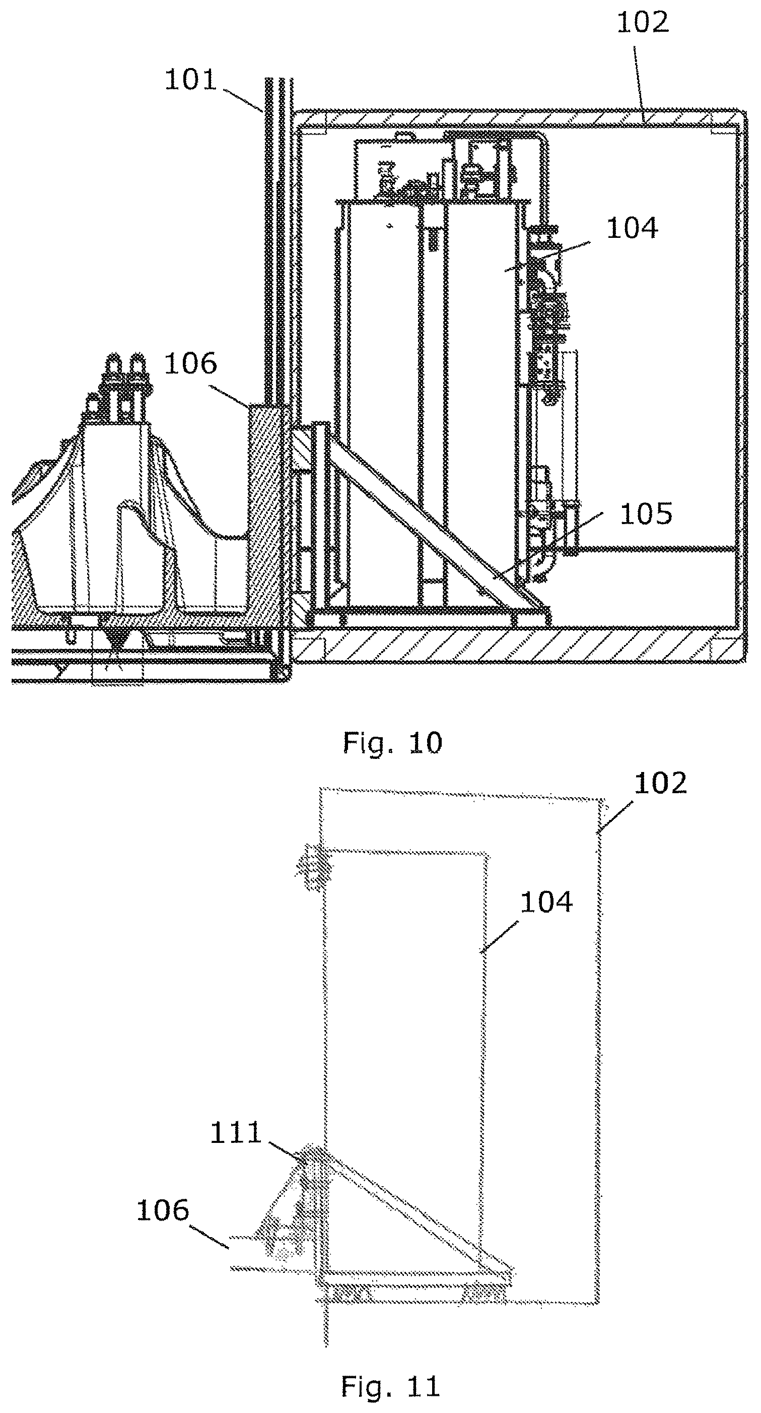 Patent US12448950 Figure 9 – Set of units for making a wind turbine nacelle