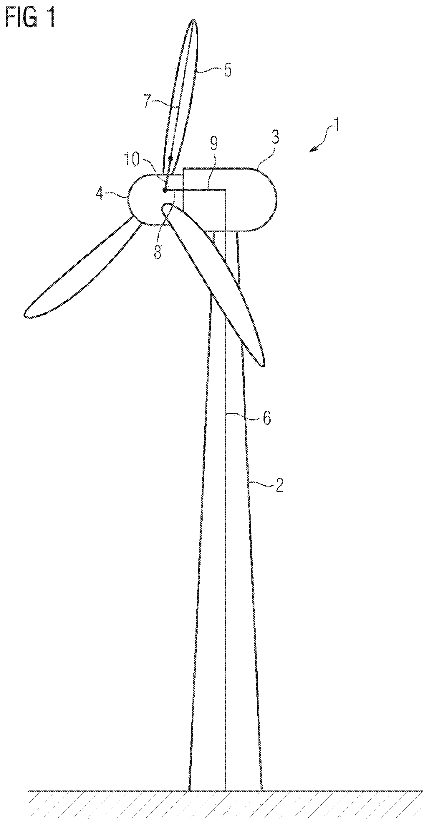 Patent US12448951 Figure 1 – Connector arrangement for a wind turbine down conductor, and wind turbine
