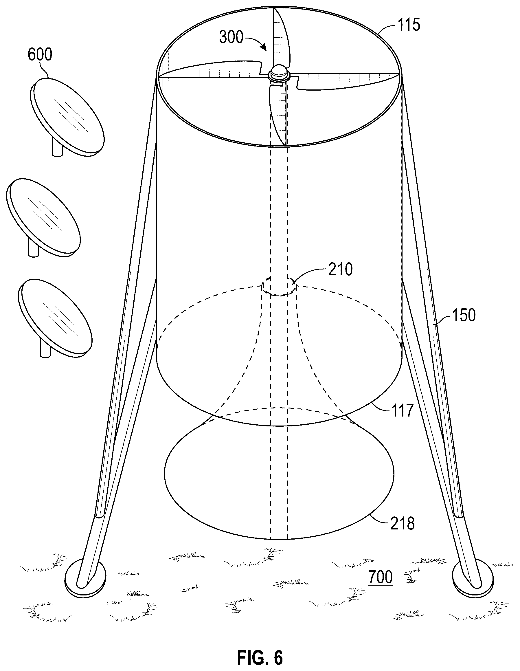 Patent US12448953 Figure 6 – Solar energy directed to a cylinder containing a propeller used to generate electricity
