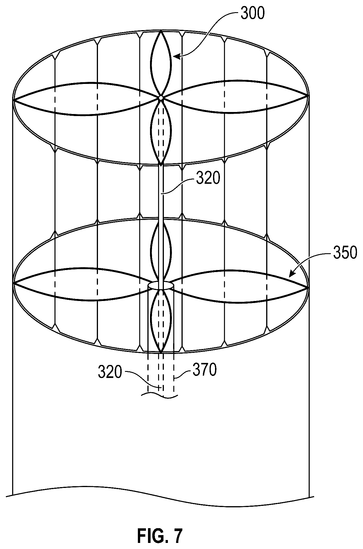 Patent US12448953 Figure 7 – Solar energy directed to a cylinder containing a propeller used to generate electricity