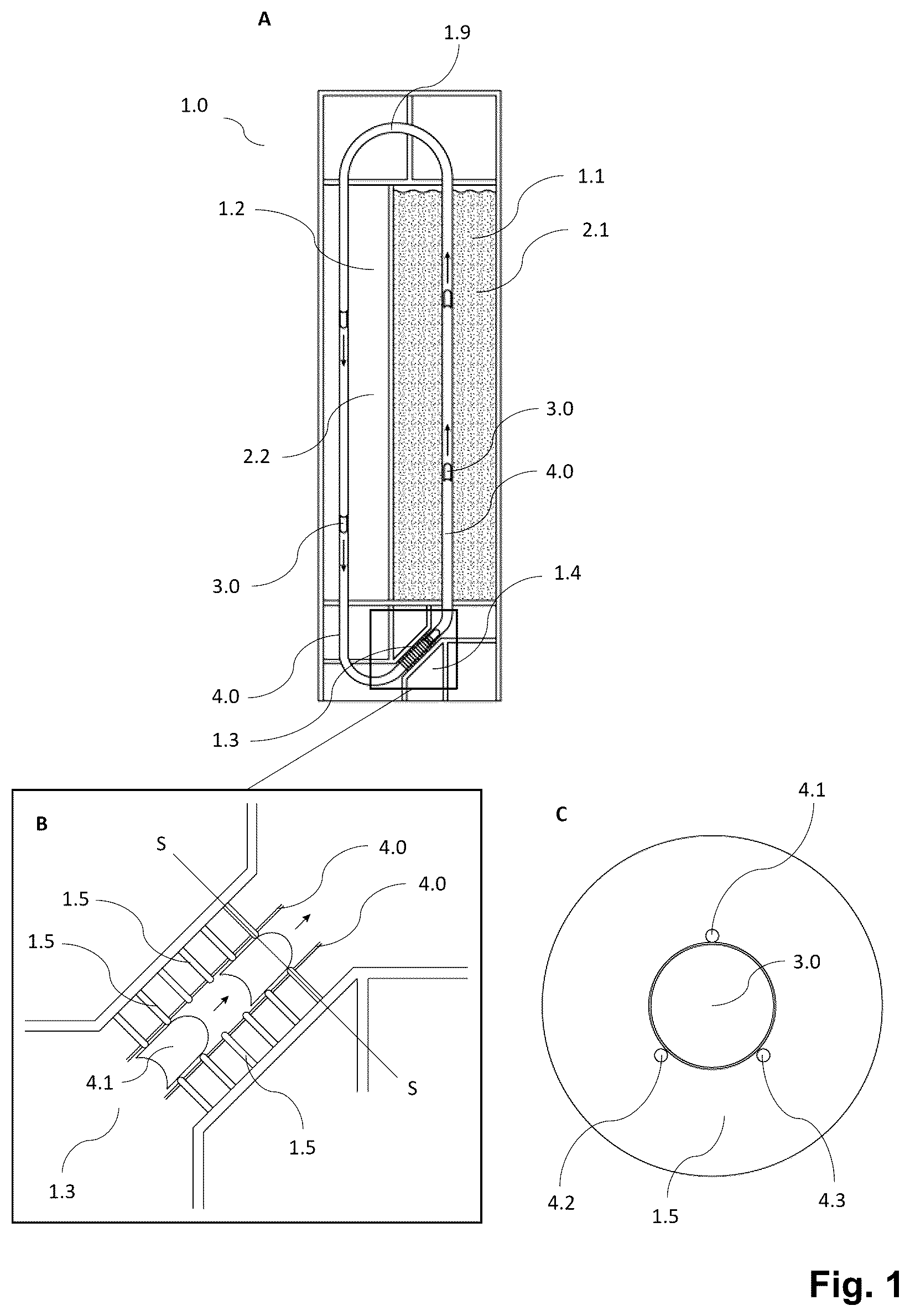 Patent US12448954 Figure 1 – Buoyant force utilization device